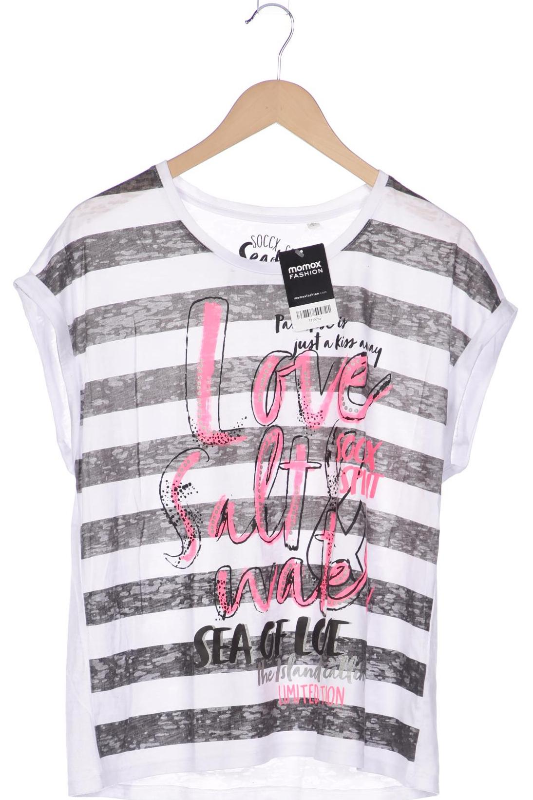 

Soccx Damen T-Shirt, grau, Gr. 40