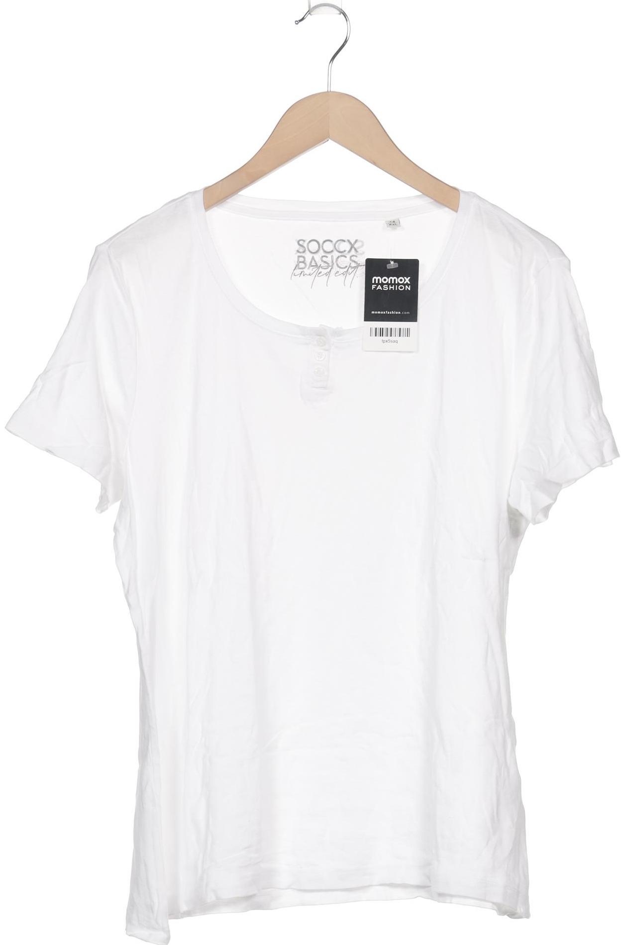 

Soccx Damen T-Shirt, weiß, Gr. 44