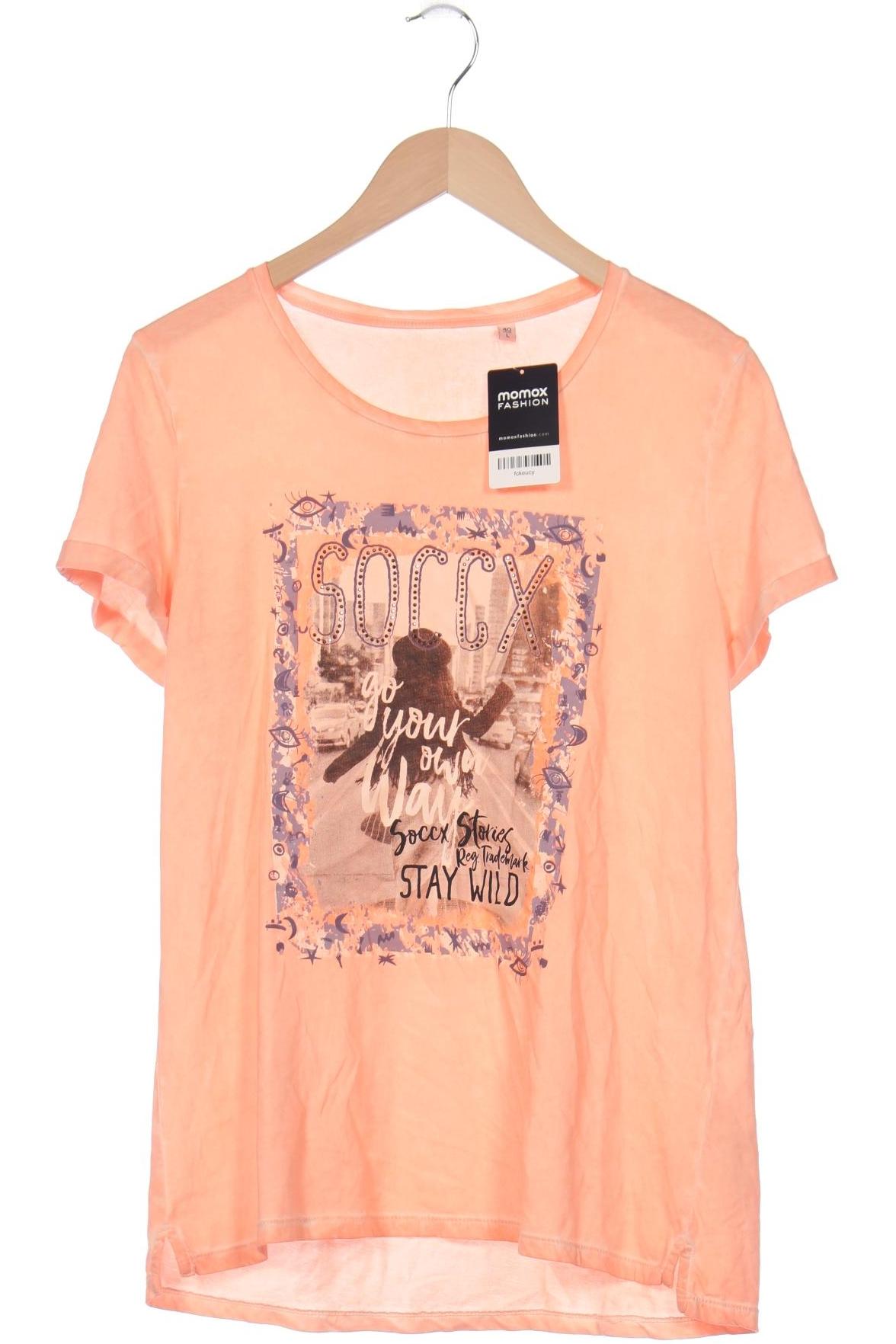 

Soccx Damen T-Shirt, orange, Gr. 40