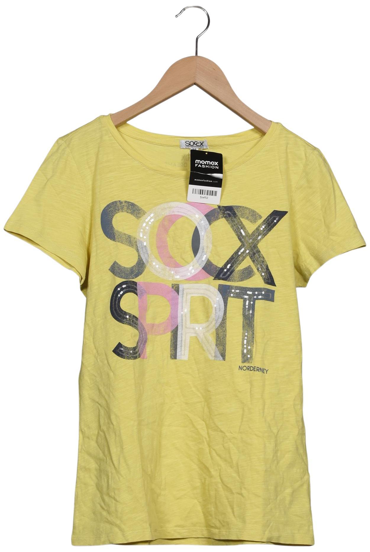 

Soccx Damen T-Shirt, gelb, Gr. 38