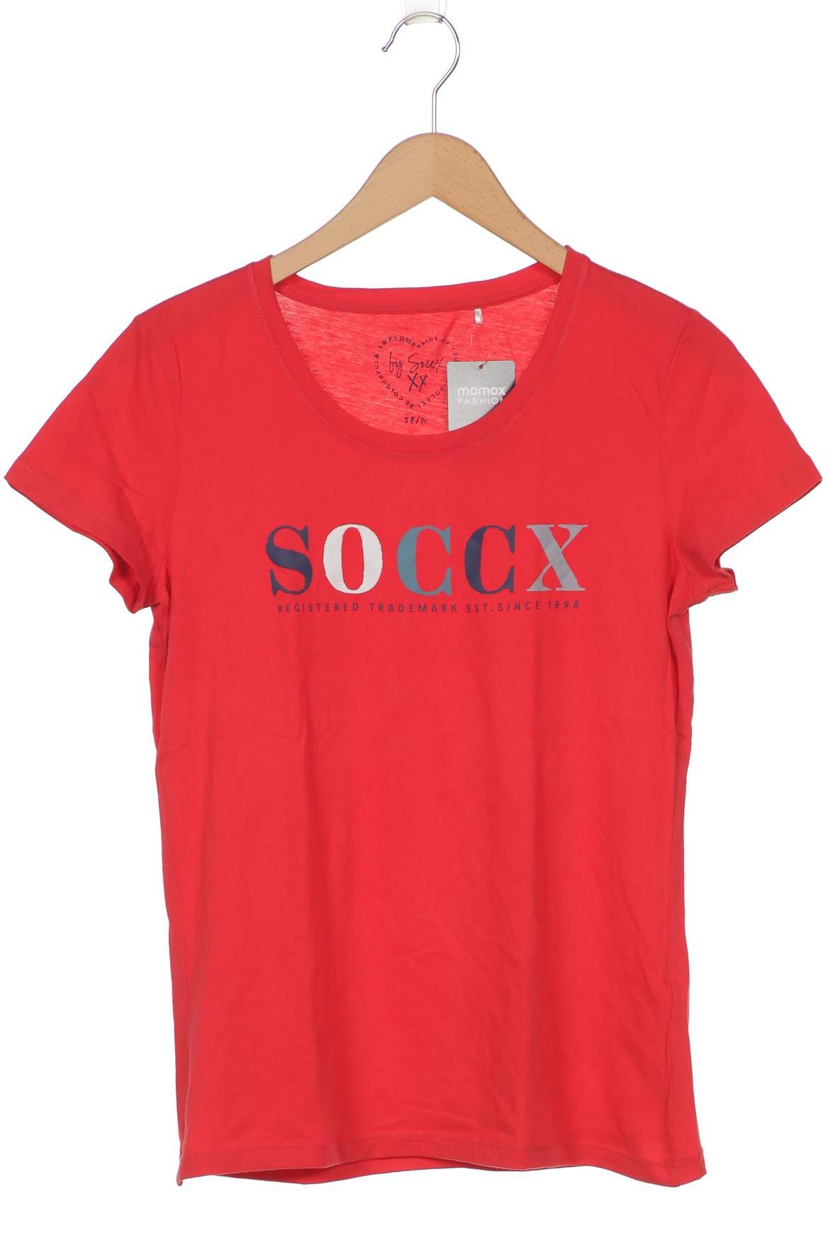 

SOCCX Damen T-Shirt, rot