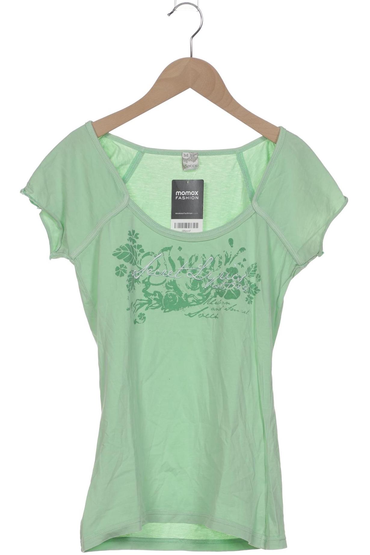 

Soccx Damen T-Shirt, hellgrün, Gr. 38