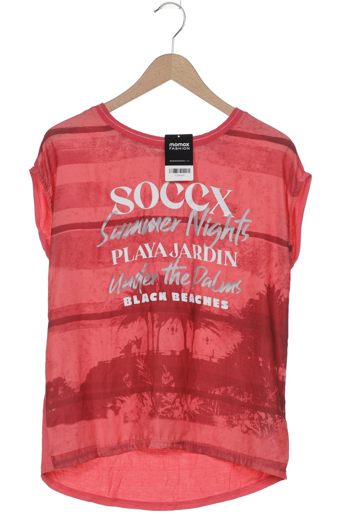 

Soccx Damen T-Shirt, rot, Gr. 36
