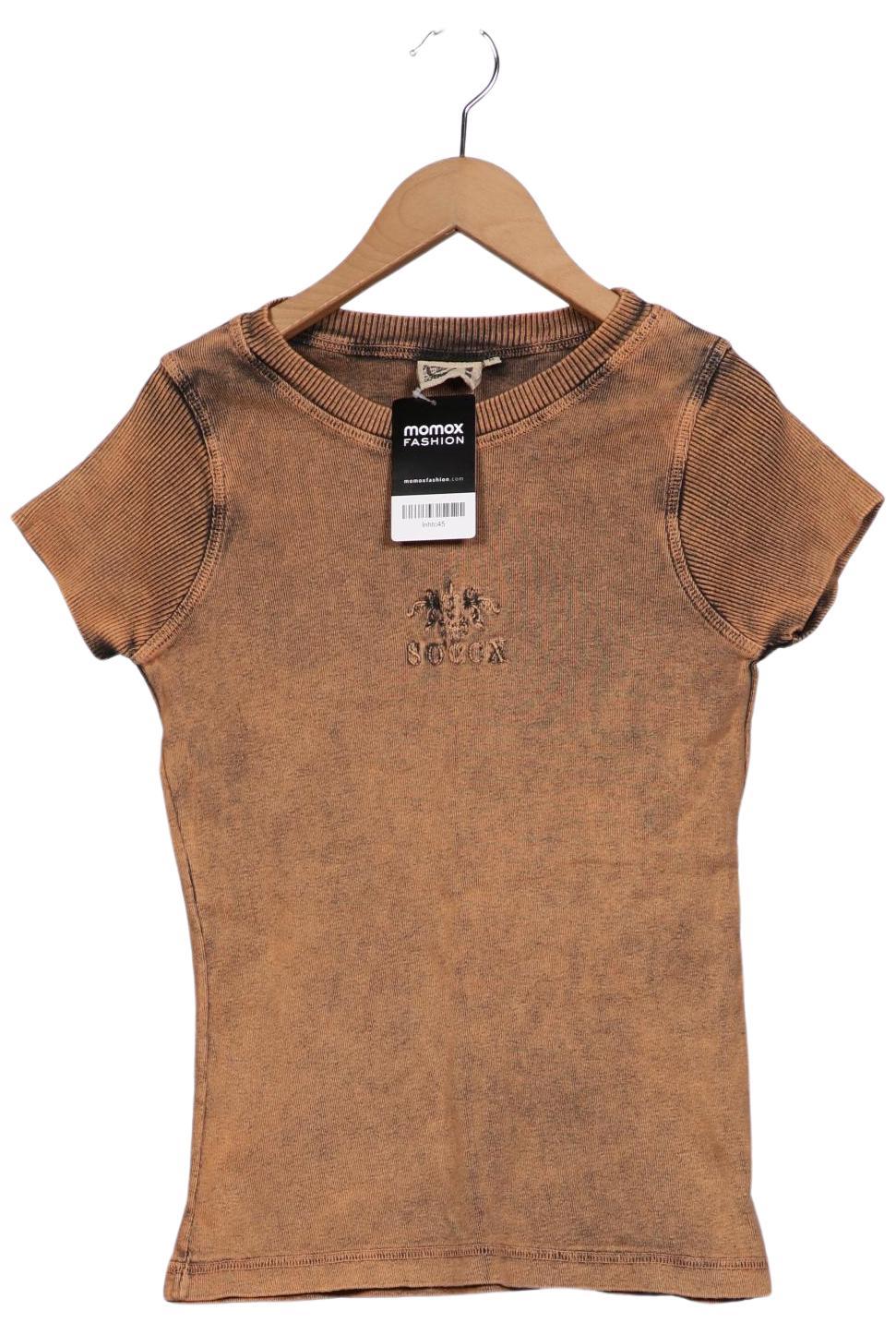 

Soccx Damen T-Shirt, braun, Gr. 38