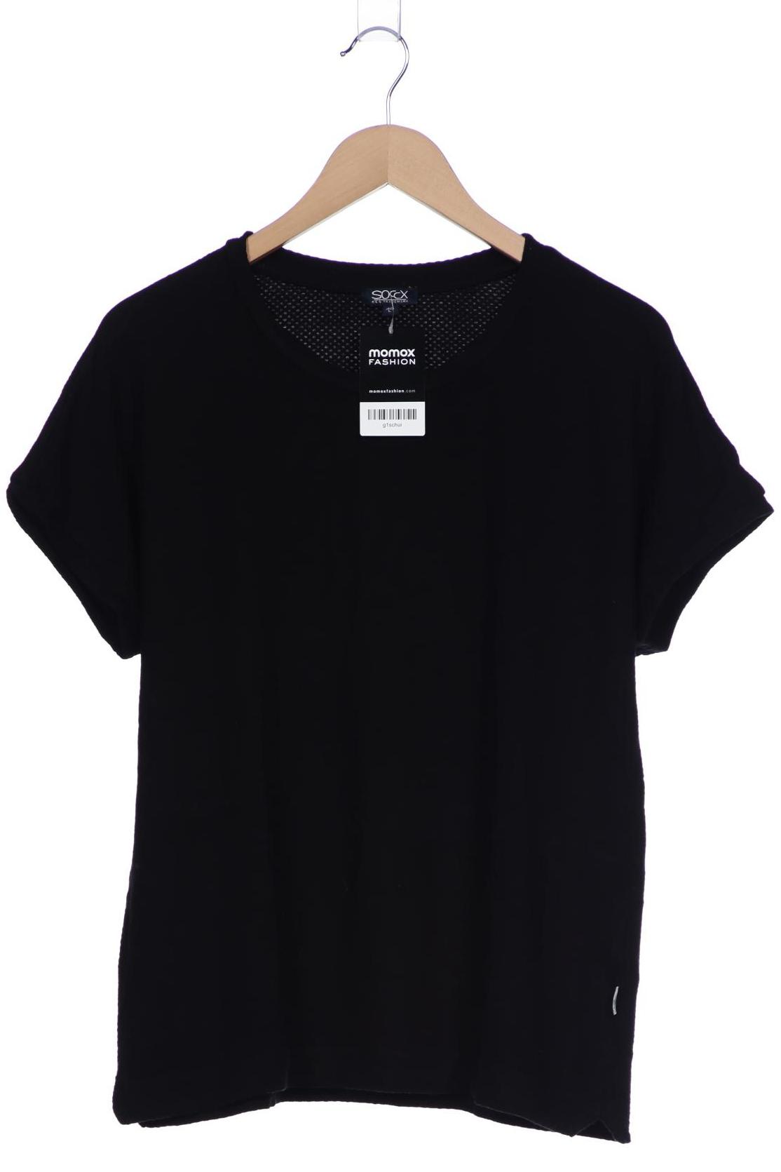 

Soccx Damen T-Shirt, schwarz, Gr. 40
