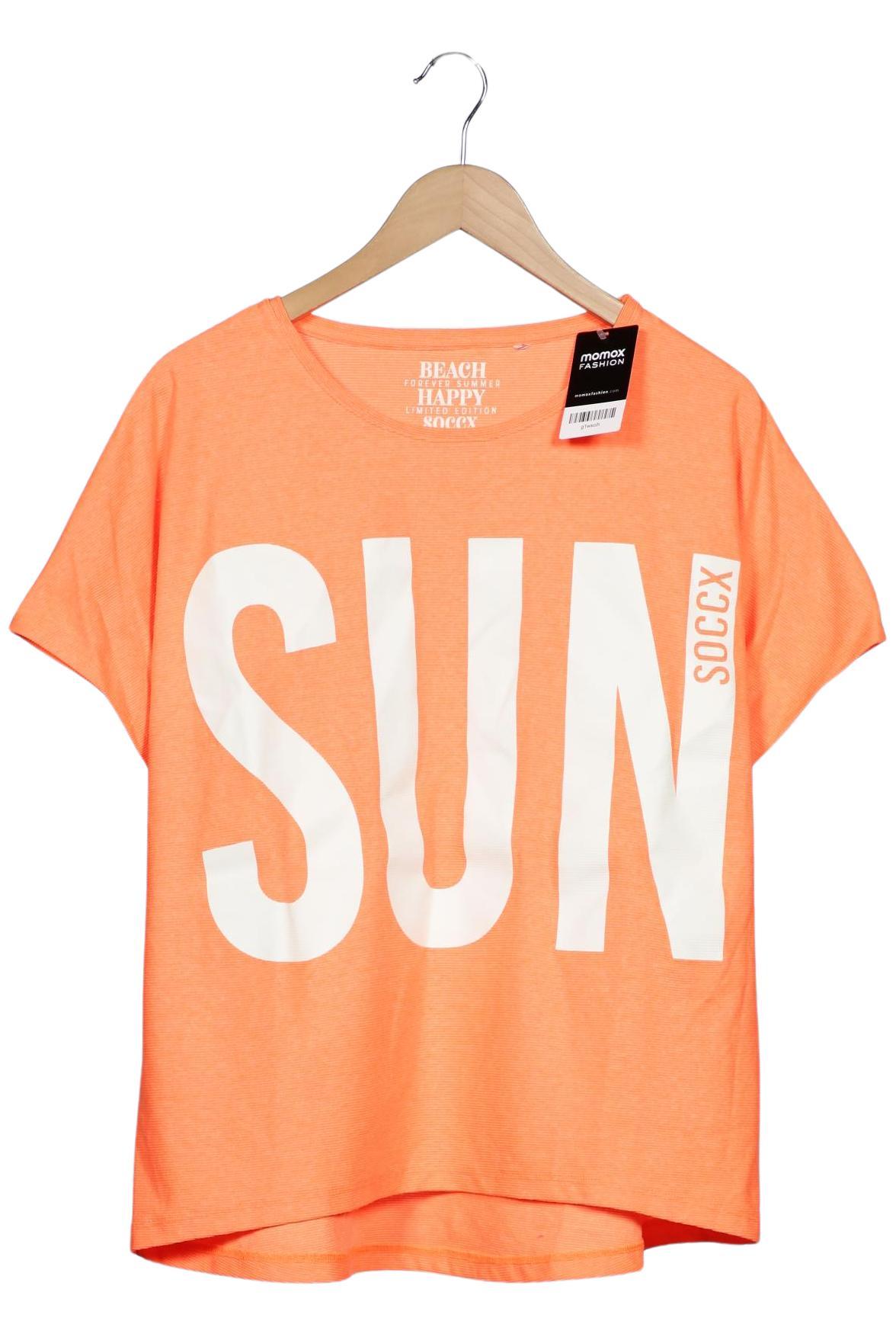 

Soccx Damen T-Shirt, orange, Gr. 46