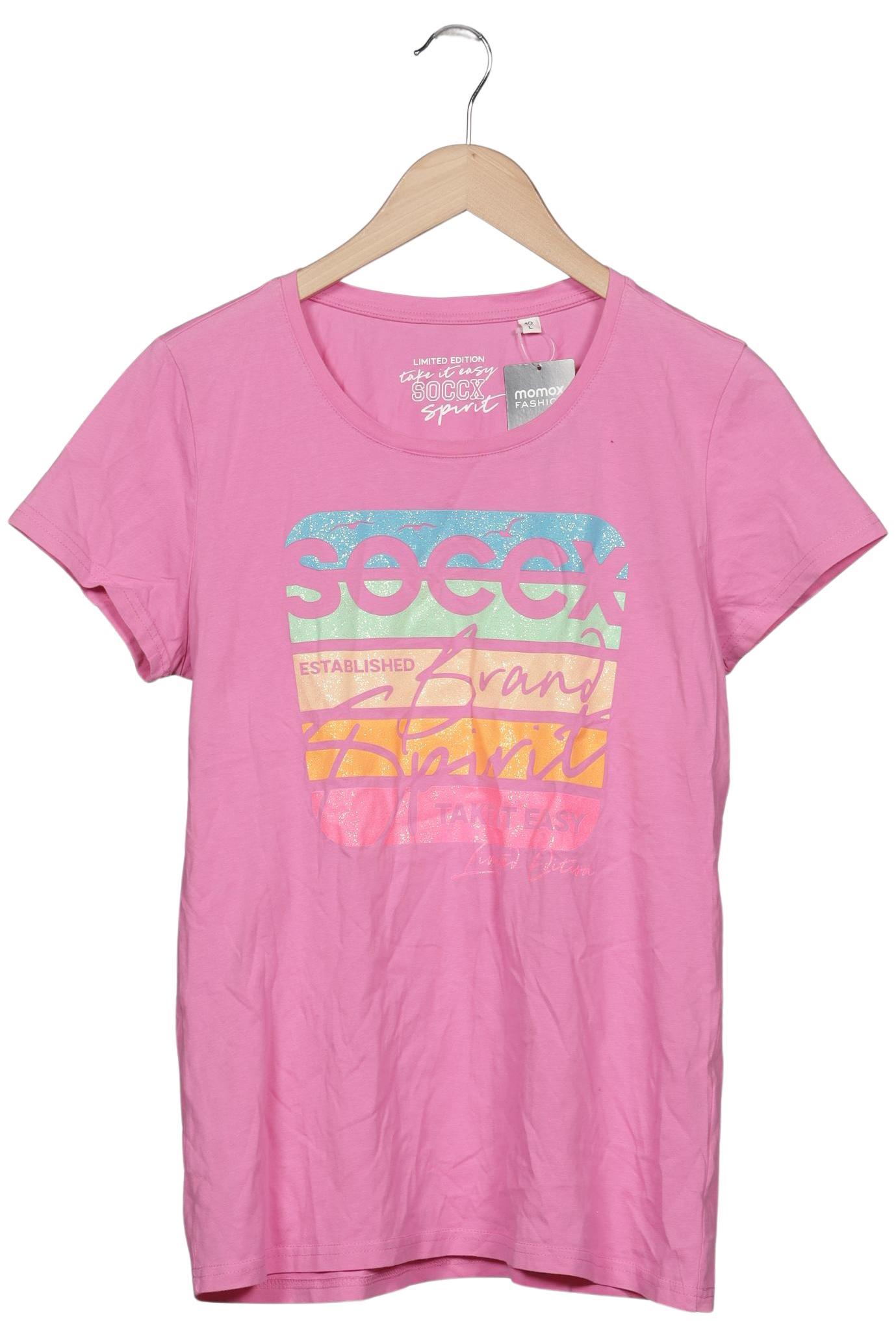 

Soccx Damen T-Shirt, pink, Gr. 40