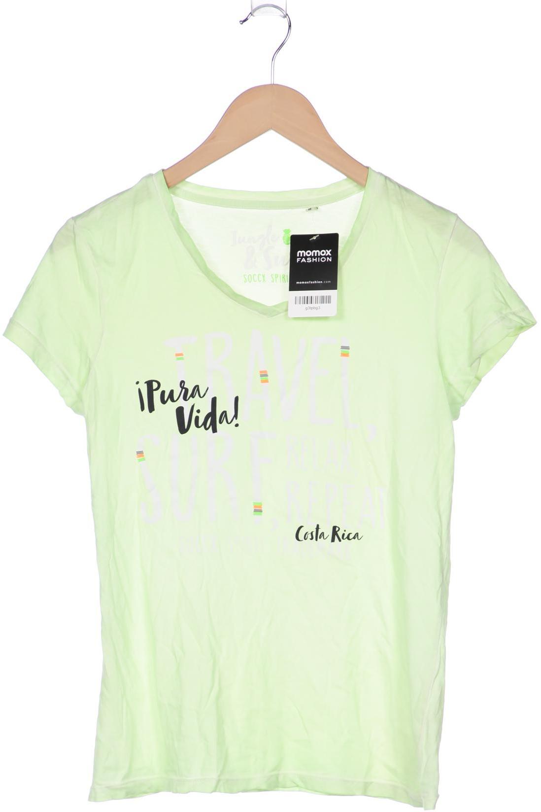 

SOCCX Damen T-Shirt, hellgrün