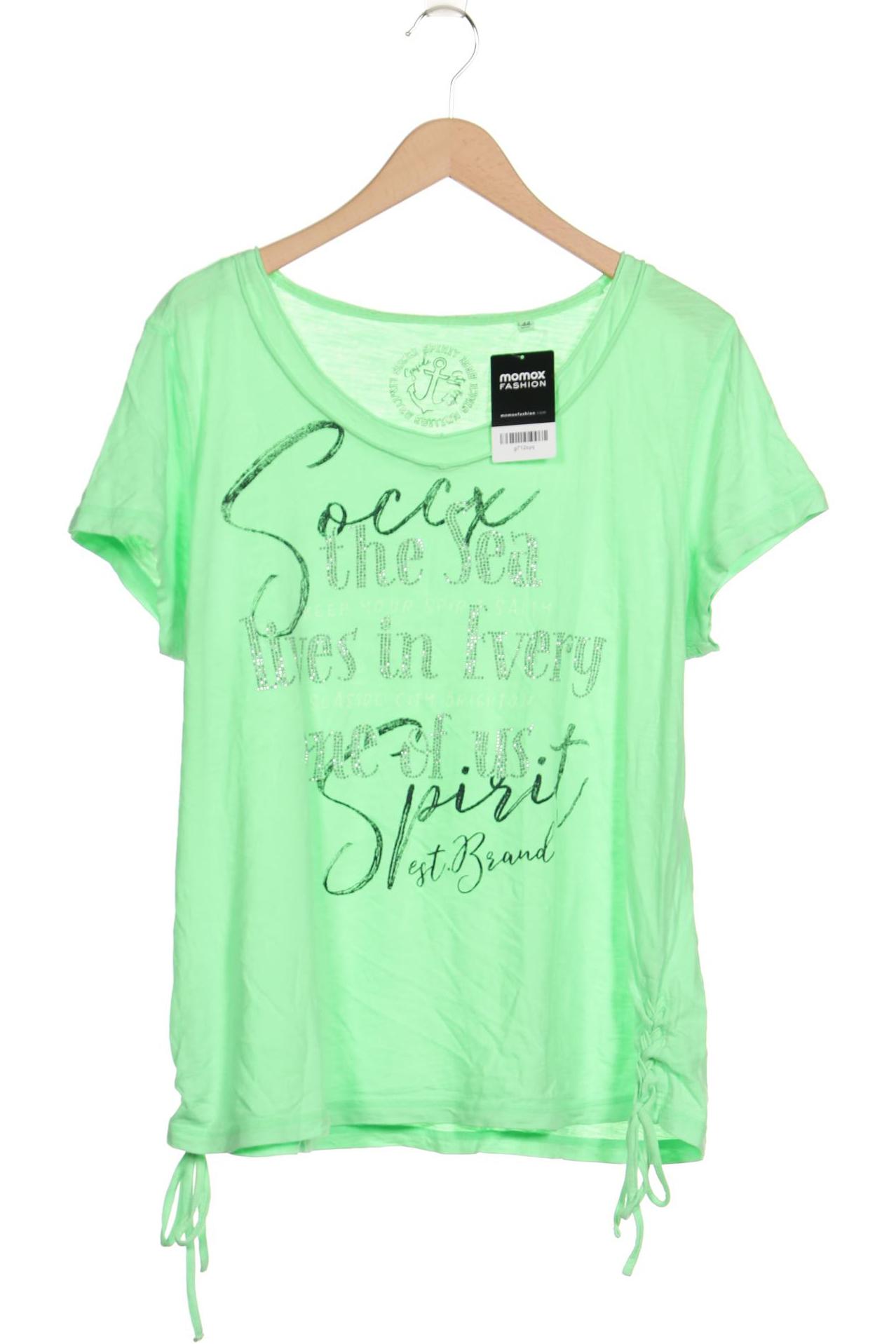 

Soccx Damen T-Shirt, hellgrün, Gr. 44