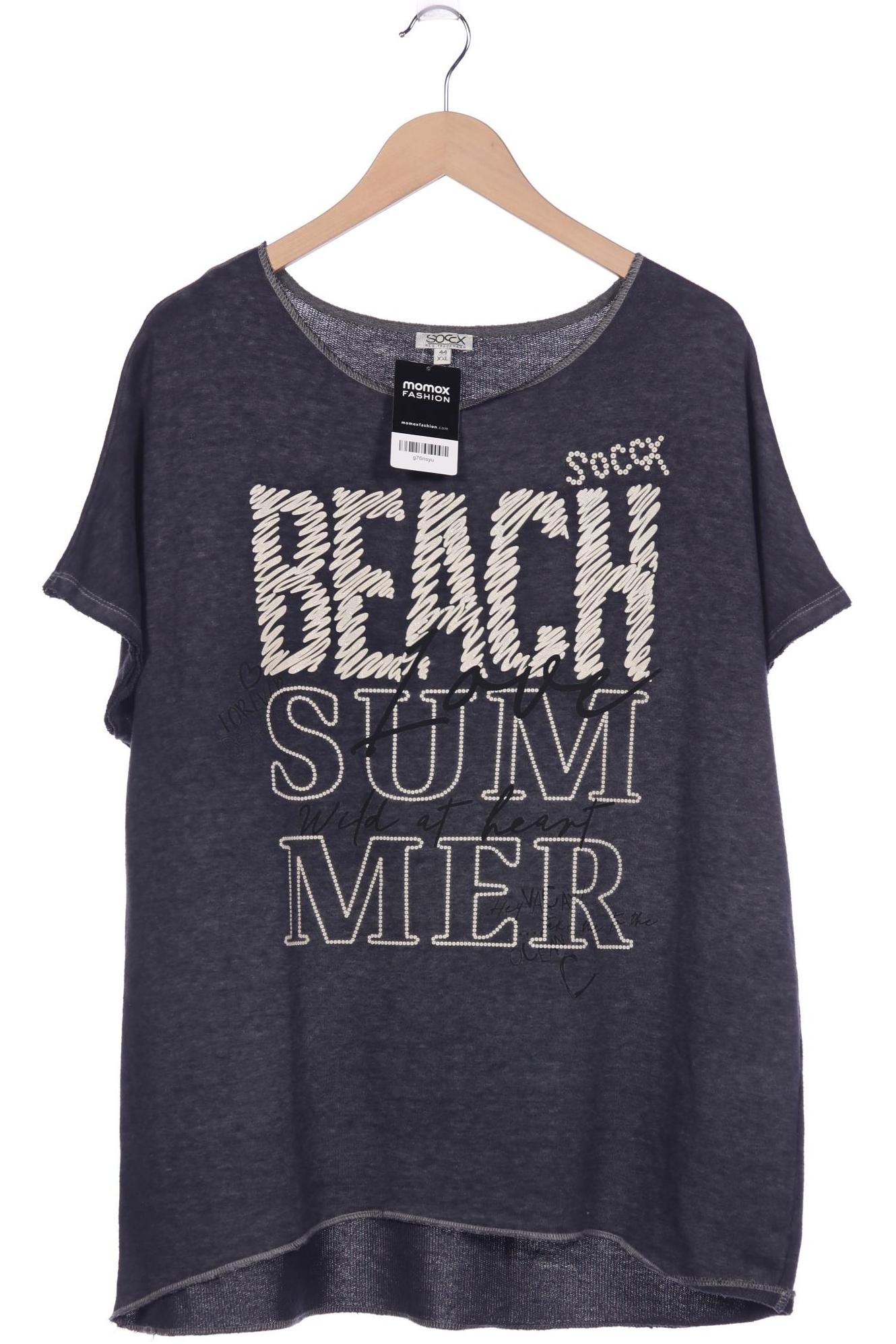 

Soccx Damen T-Shirt, marineblau, Gr. 44