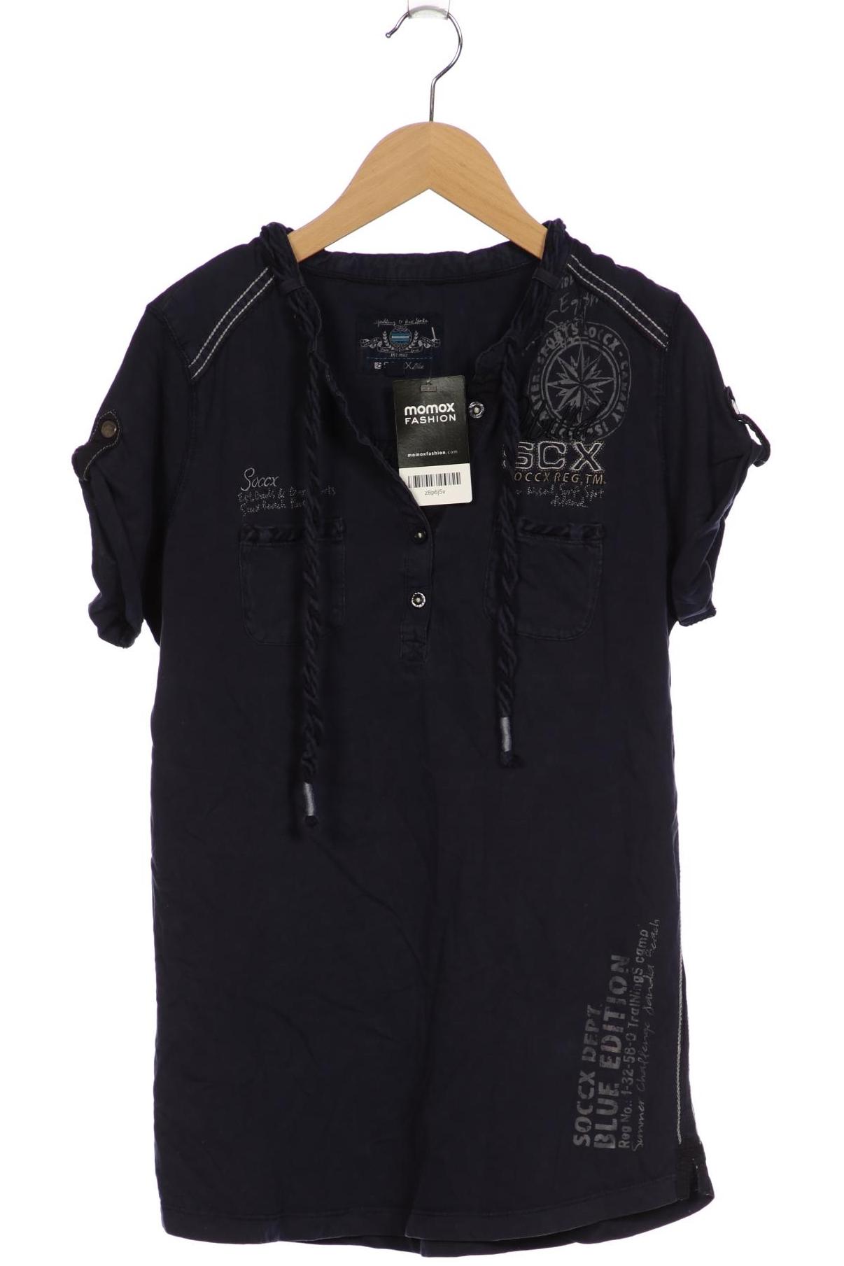 

Soccx Damen T-Shirt, marineblau, Gr. 40