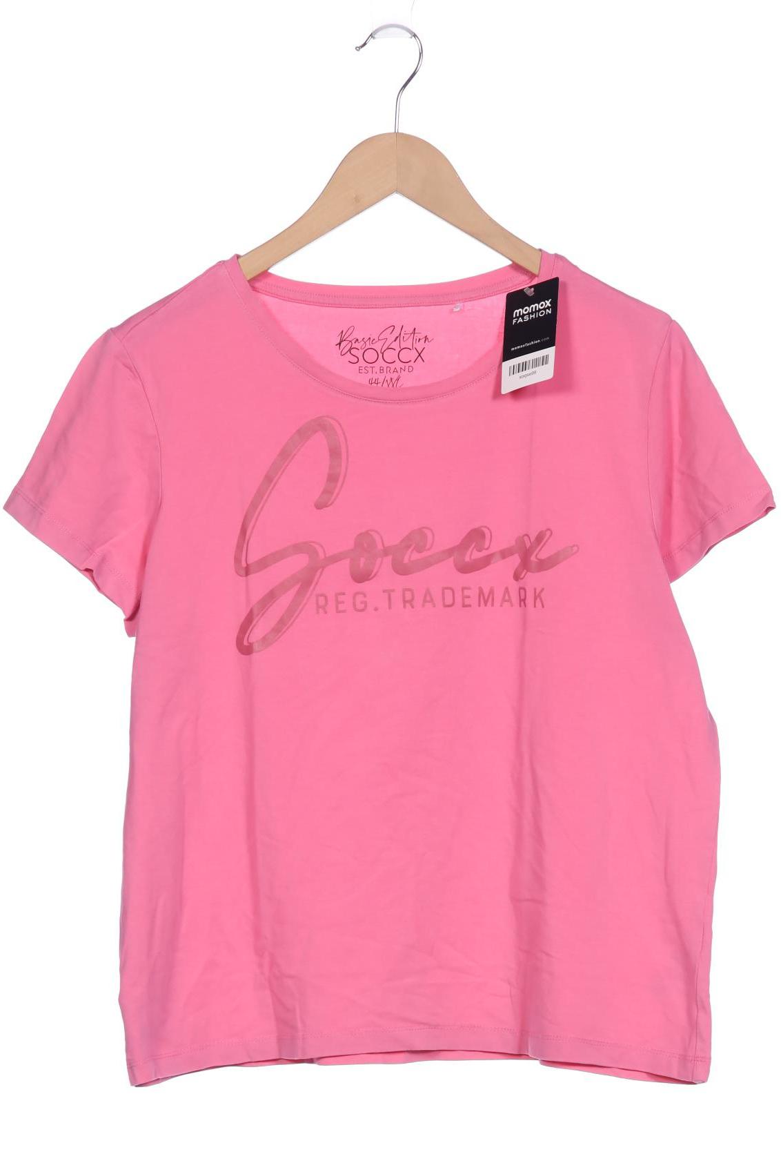 

Soccx Damen T-Shirt, pink, Gr. 44