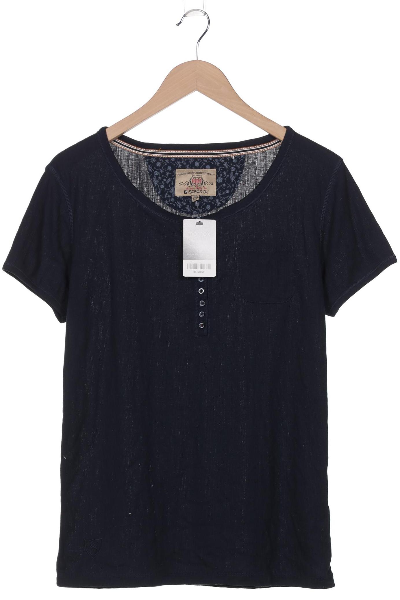 

Soccx Damen T-Shirt, marineblau, Gr. 44