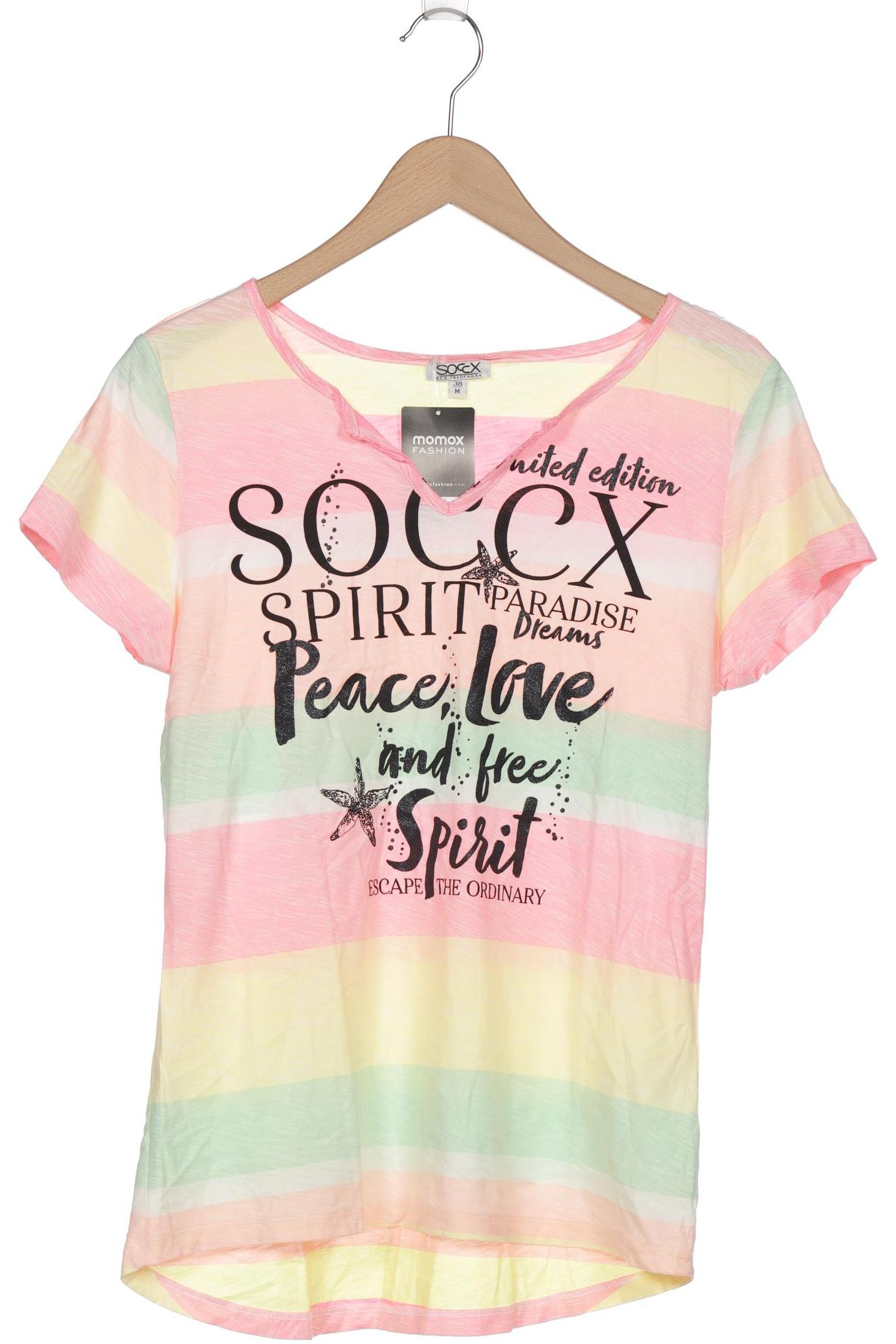 

Soccx Damen T-Shirt, mehrfarbig, Gr. 38
