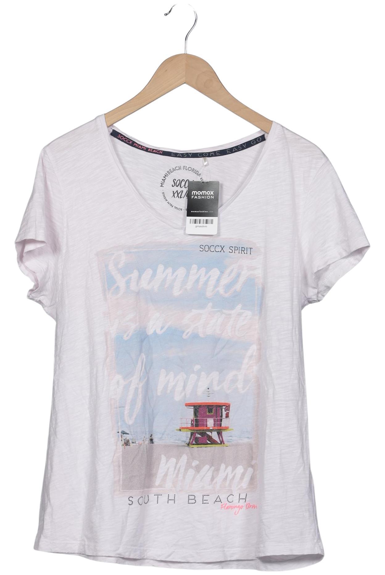 

Soccx Damen T-Shirt, pink, Gr. 44