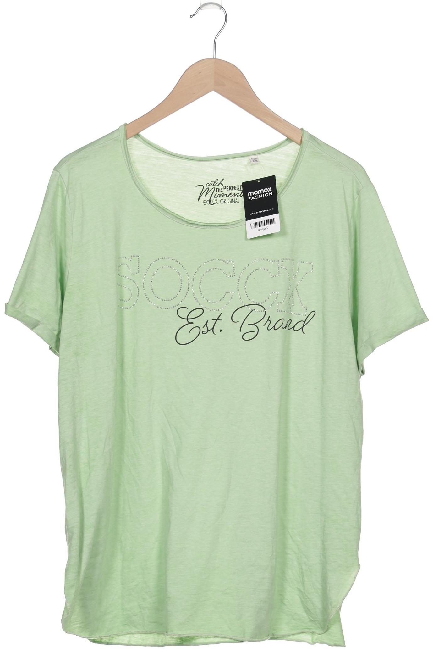 

Soccx Damen T-Shirt, hellgrün, Gr. 46