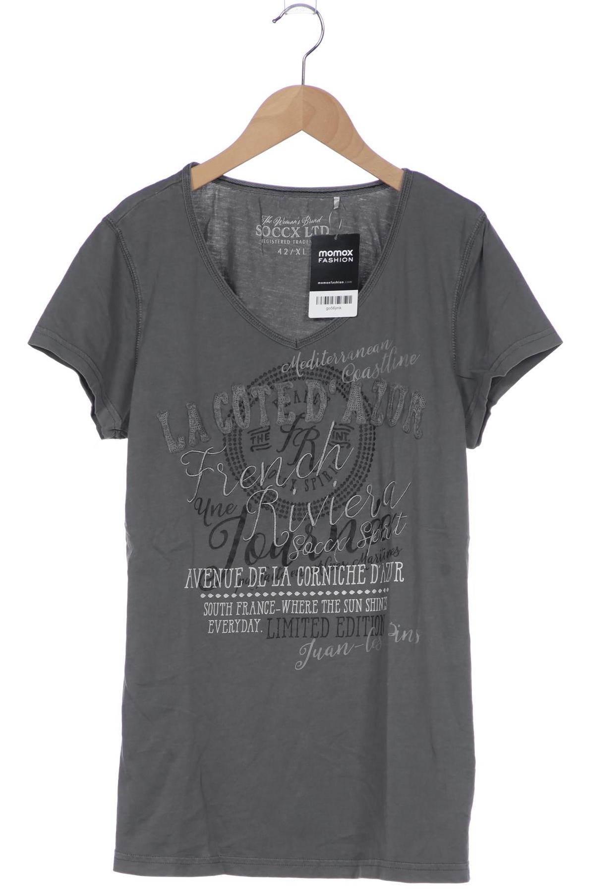 

Soccx Damen T-Shirt, grün, Gr. 42