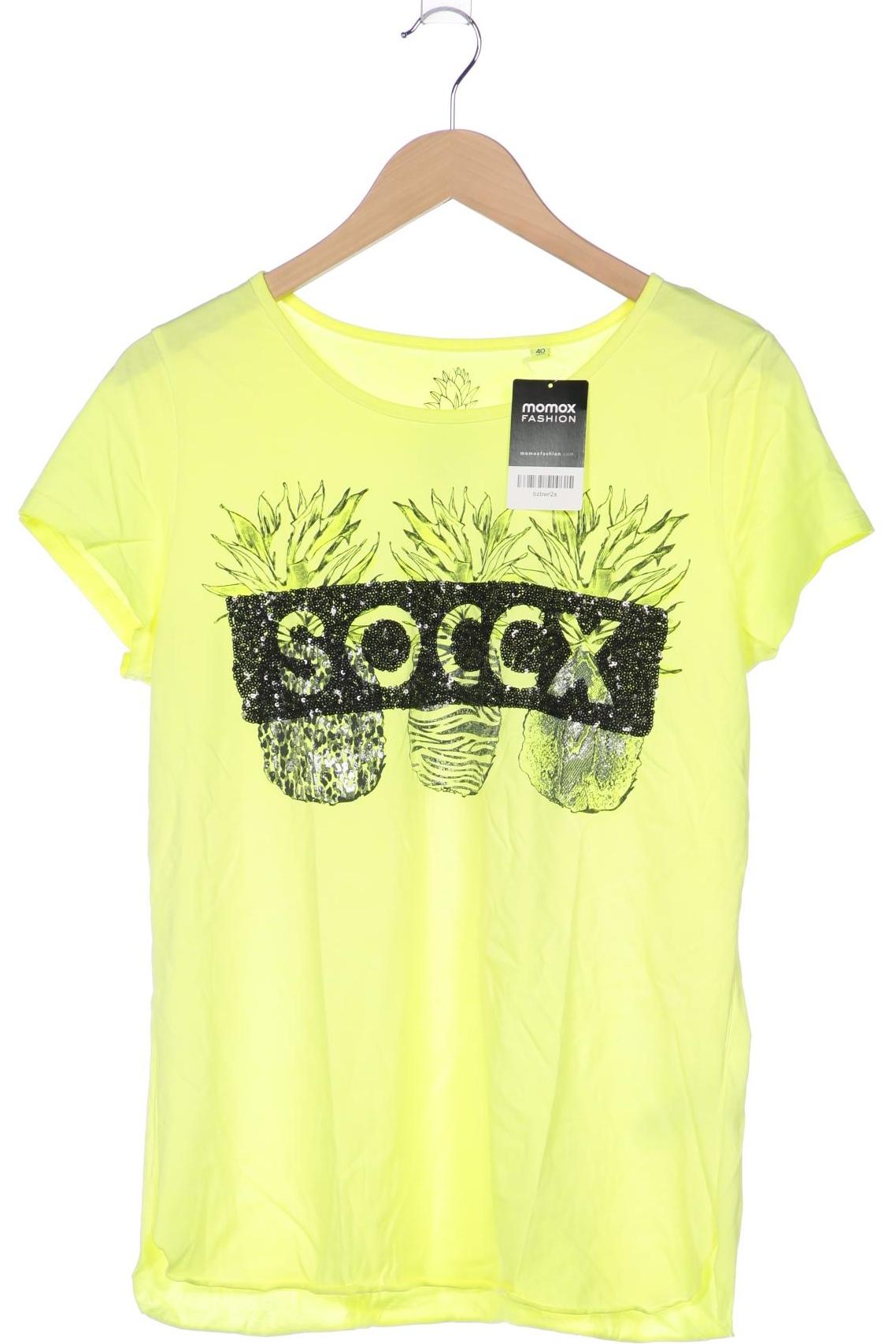 

Soccx Damen T-Shirt, gelb, Gr. 40