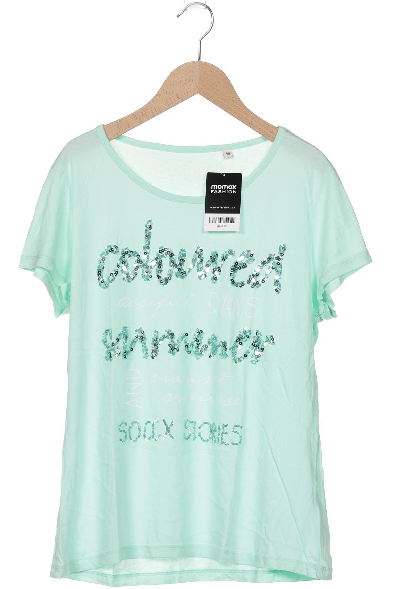 

Soccx Damen T-Shirt, grün, Gr. 40