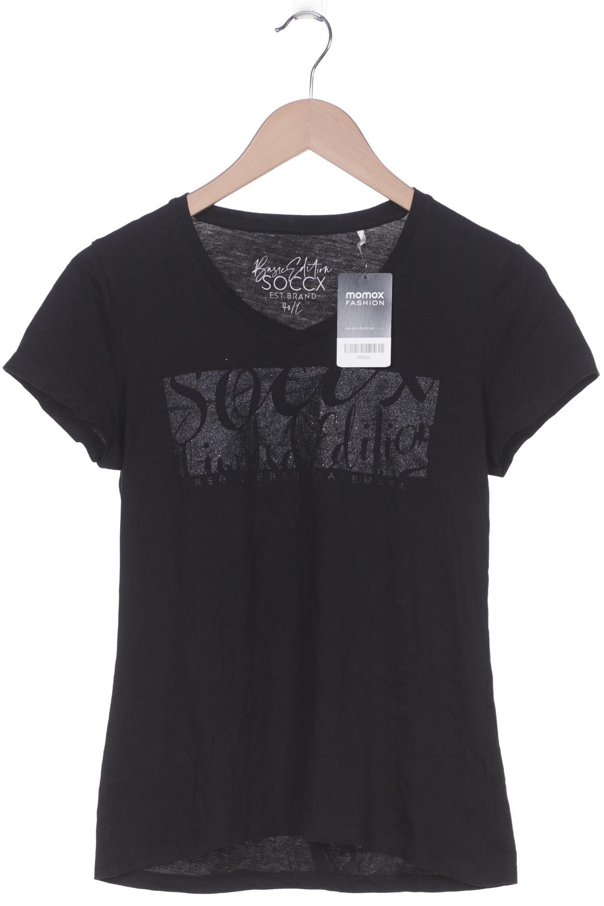 

Soccx Damen T-Shirt, schwarz, Gr. 40