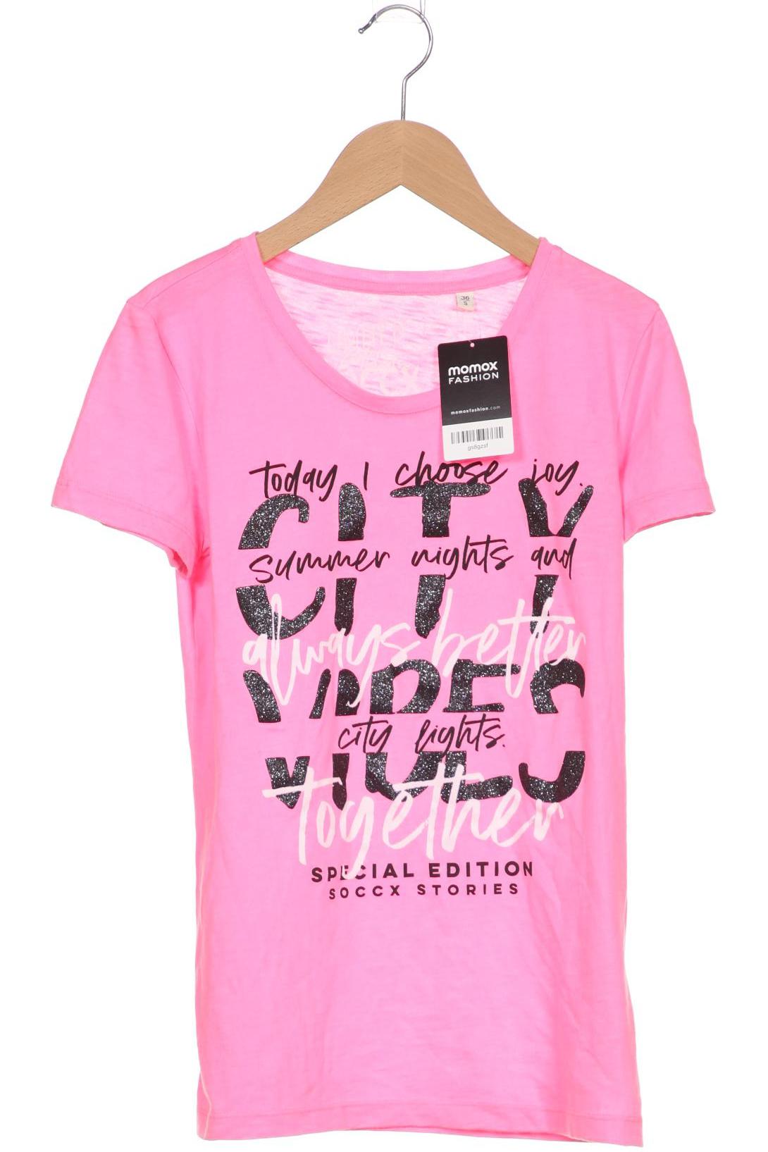 

Soccx Damen T-Shirt, pink, Gr. 36