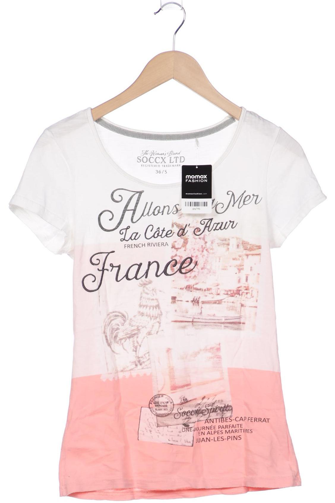 

SOCCX Damen T-Shirt, beige