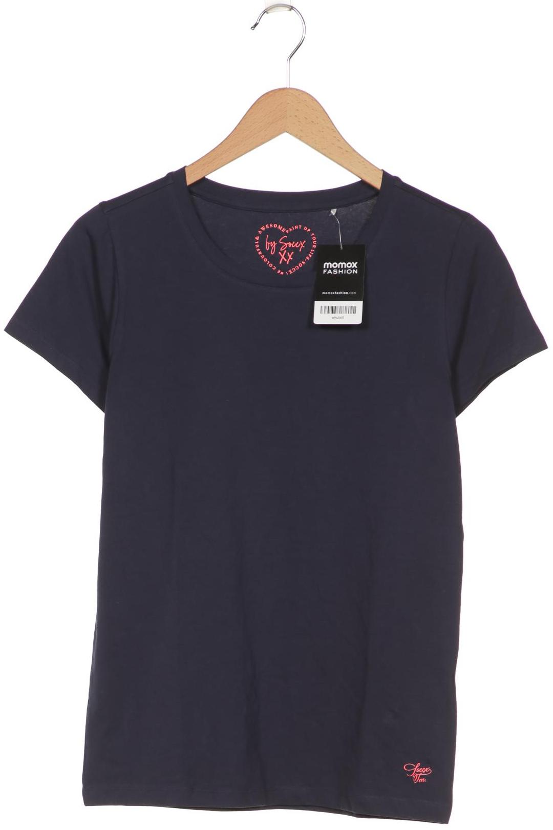 

Soccx Damen T-Shirt, marineblau, Gr. 40