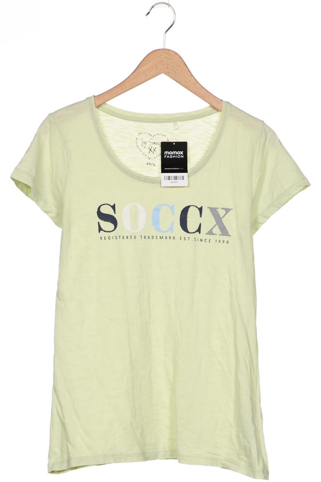 

SOCCX Damen T-Shirt, hellgrün