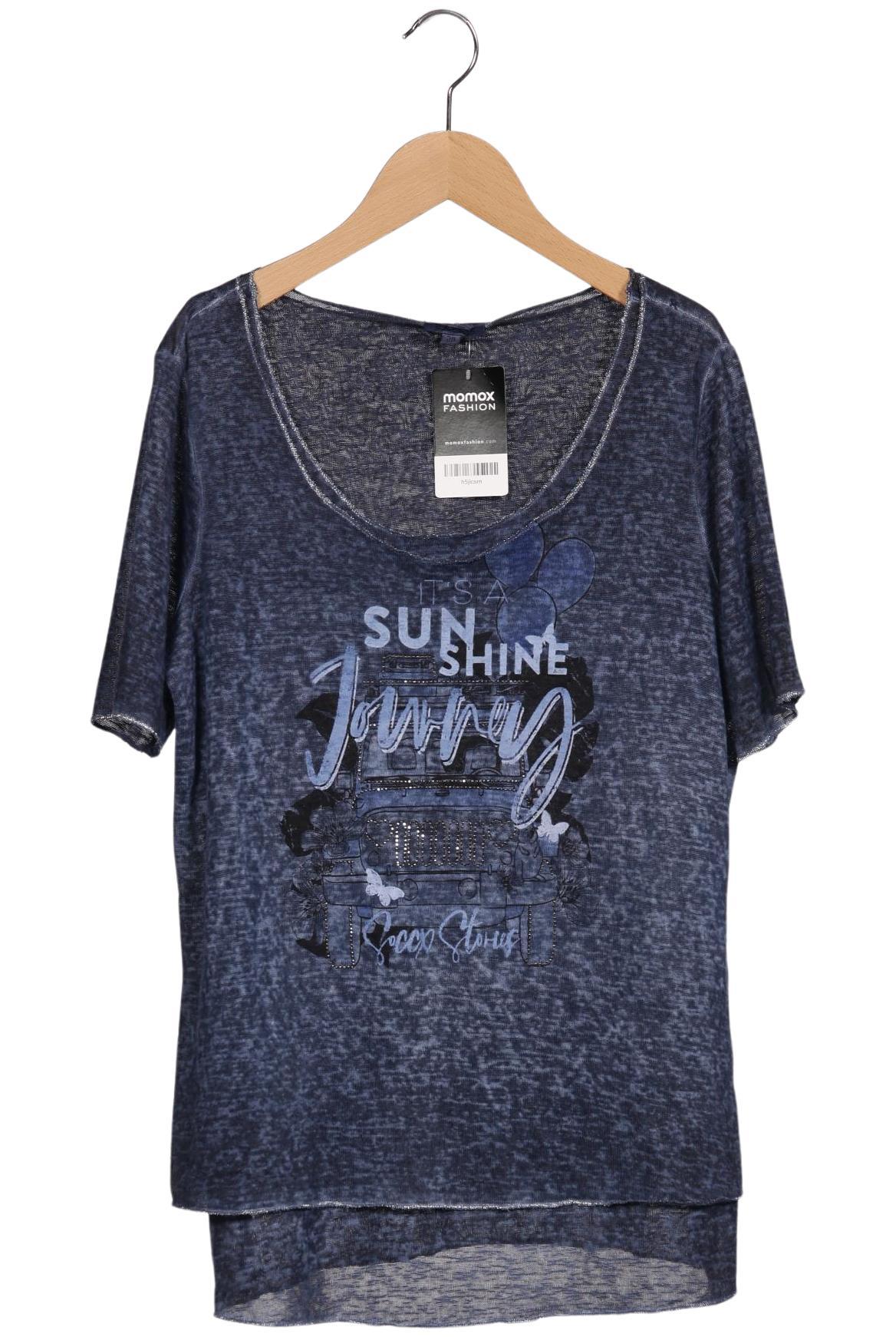 

Soccx Damen T-Shirt, marineblau, Gr. 38