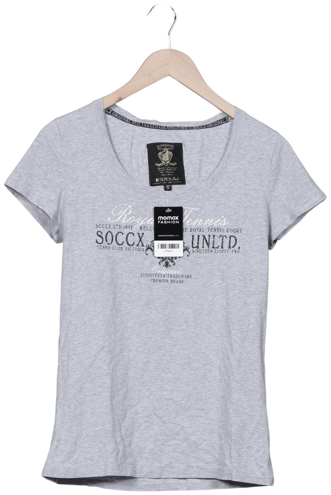 

Soccx Damen T-Shirt, grau, Gr. 38