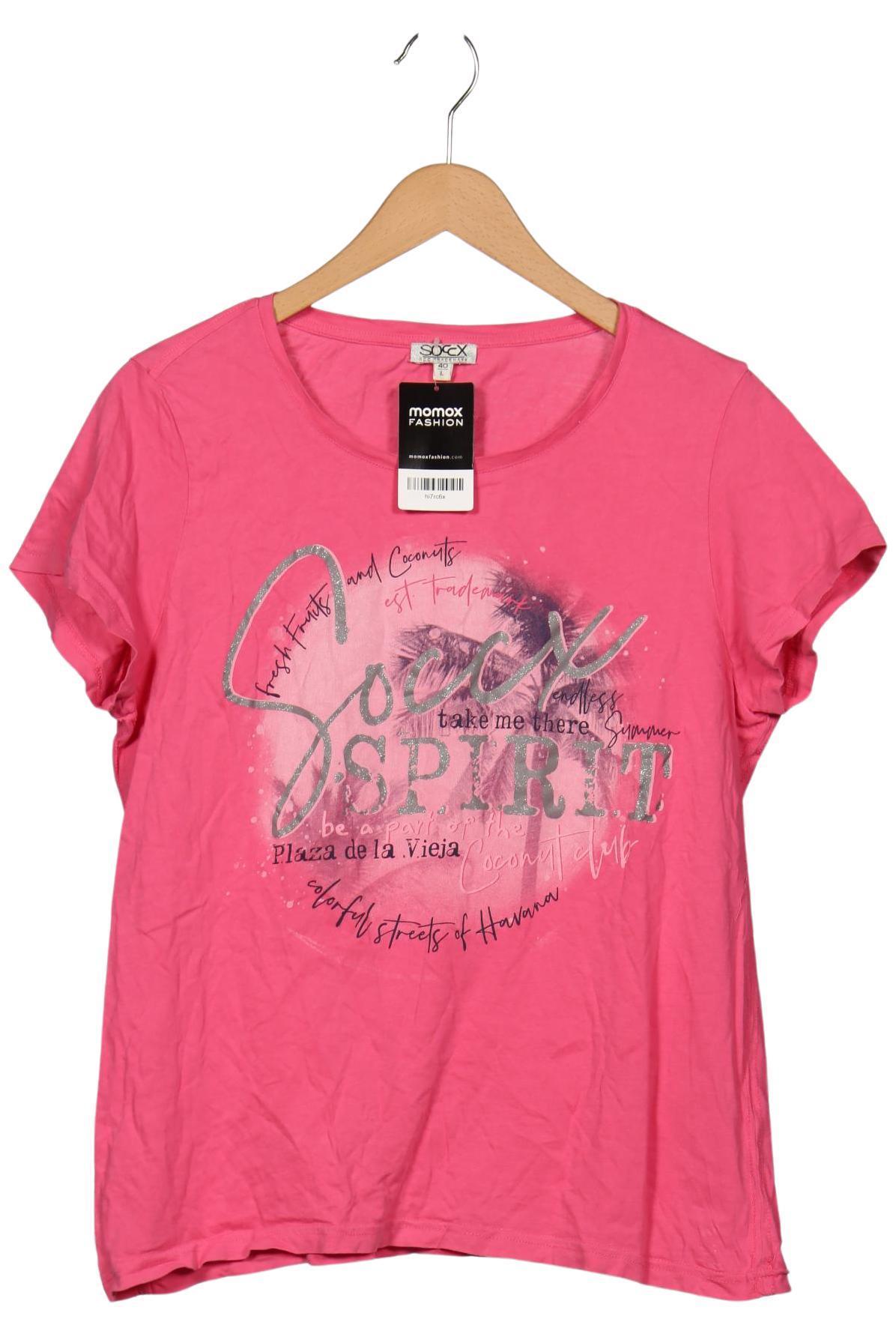 

Soccx Damen T-Shirt, pink, Gr. 40