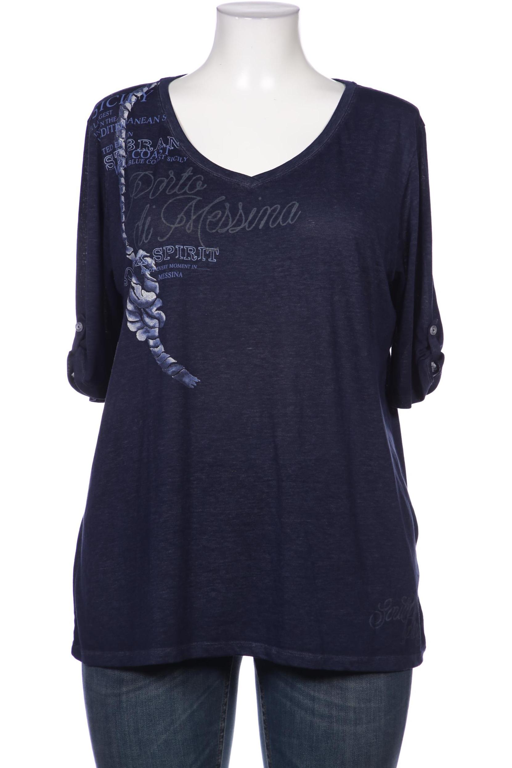 

SOCCX Damen T-Shirt, marineblau