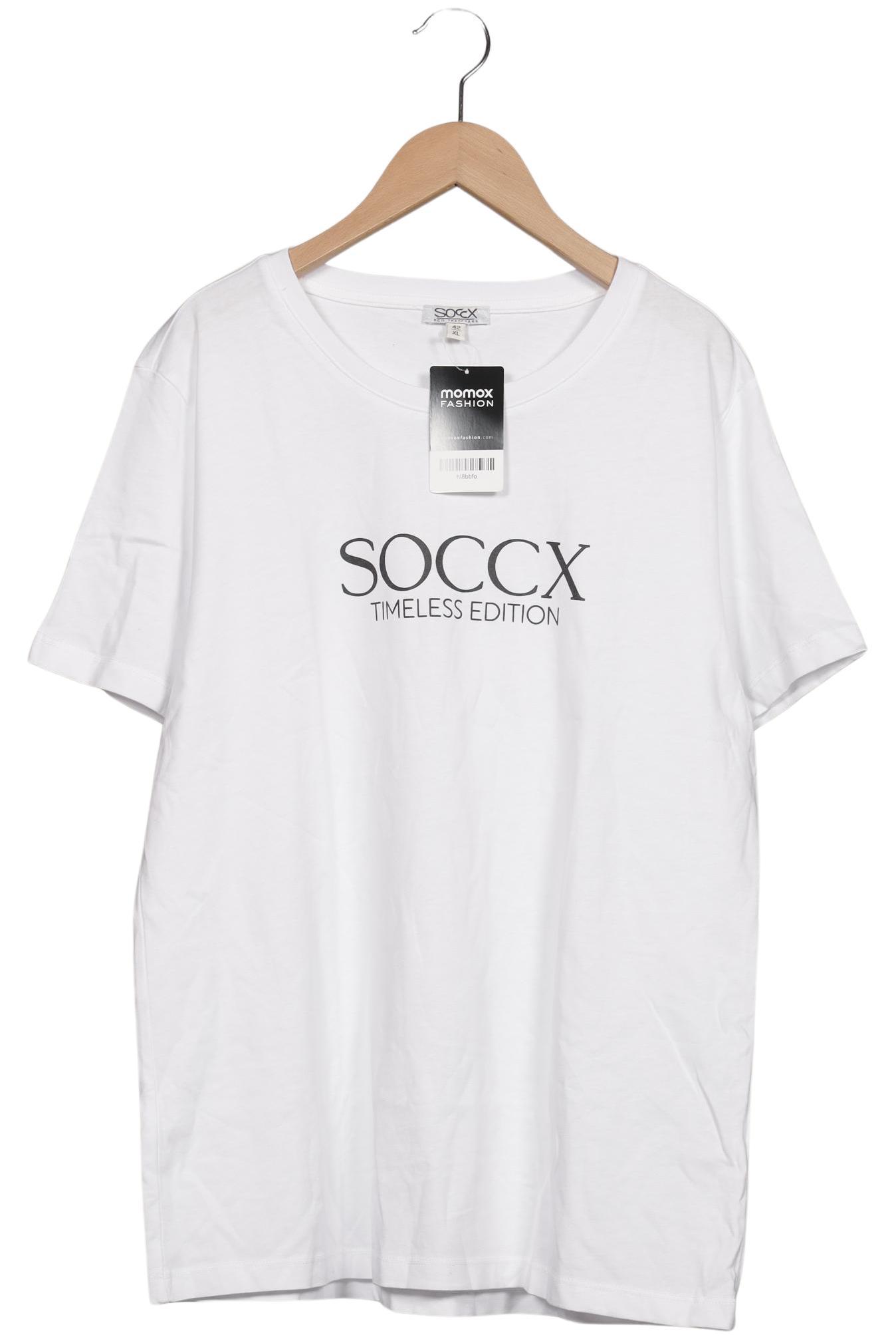 

Soccx Damen T-Shirt, weiß, Gr. 42