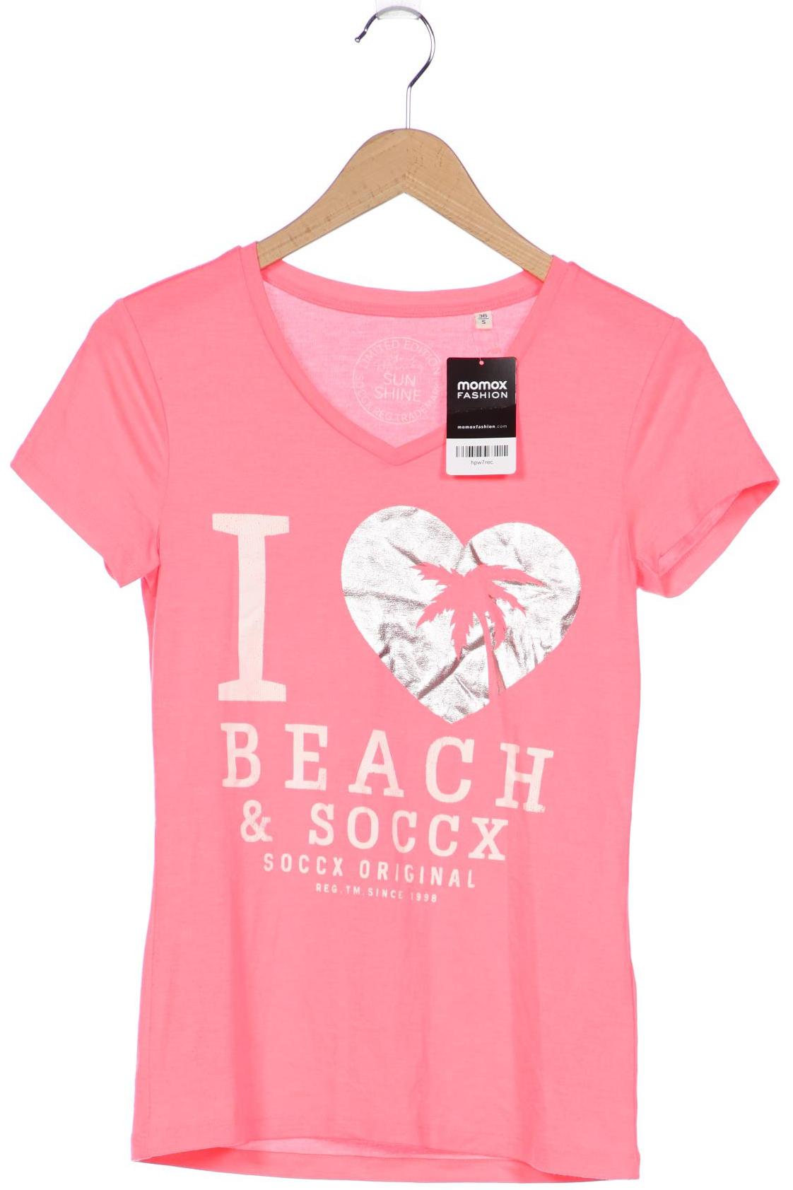 

SOCCX Damen T-Shirt, neon