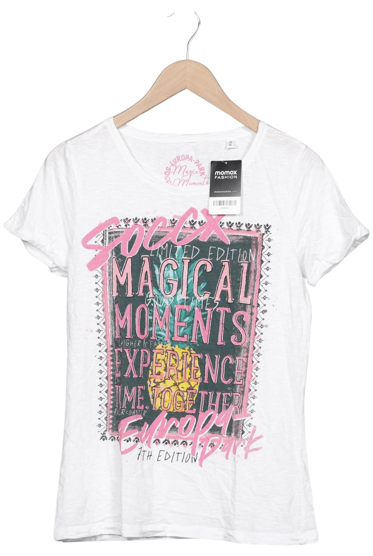 

Soccx Damen T-Shirt, weiß, Gr. 38
