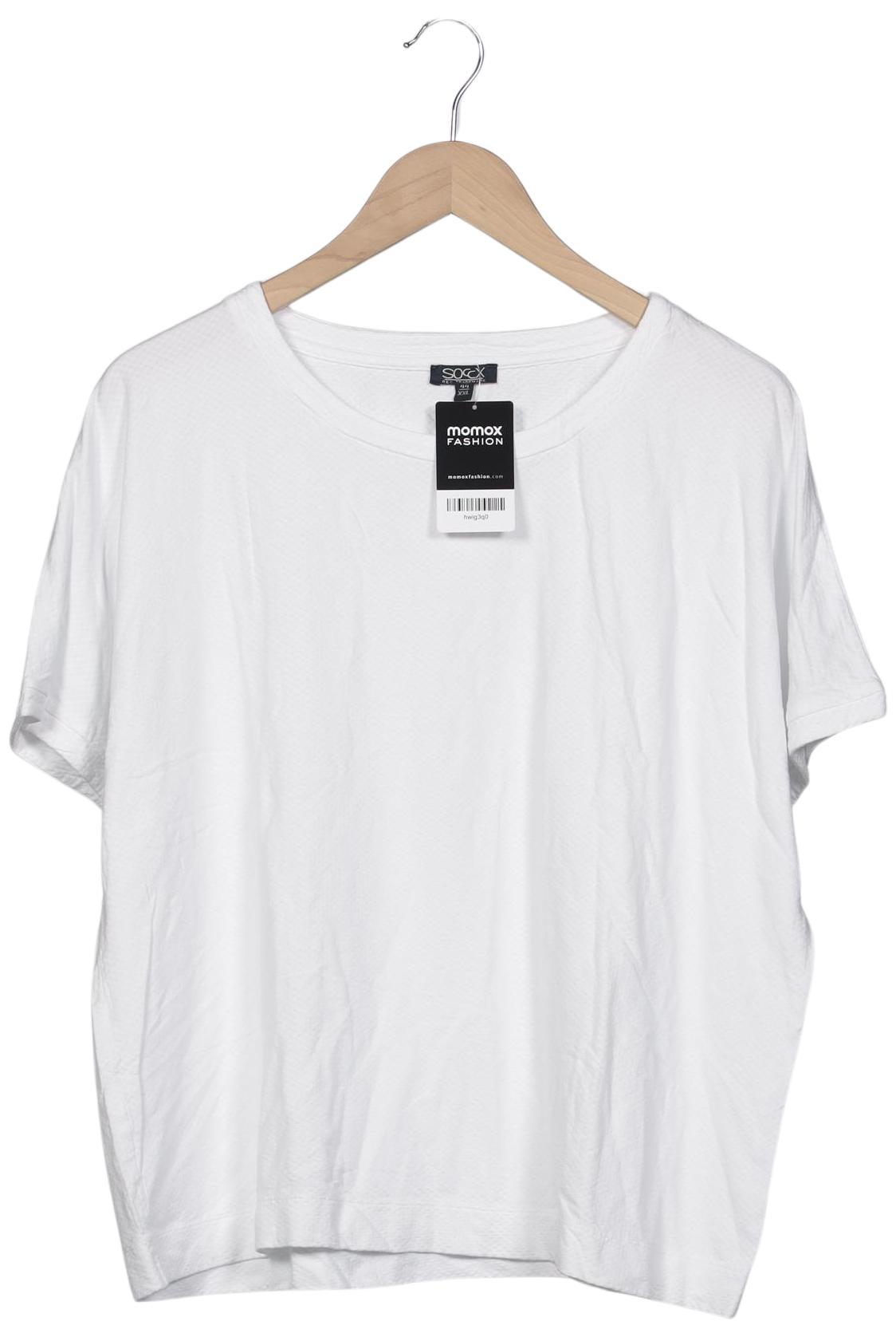 

Soccx Damen T-Shirt, weiß, Gr. 46