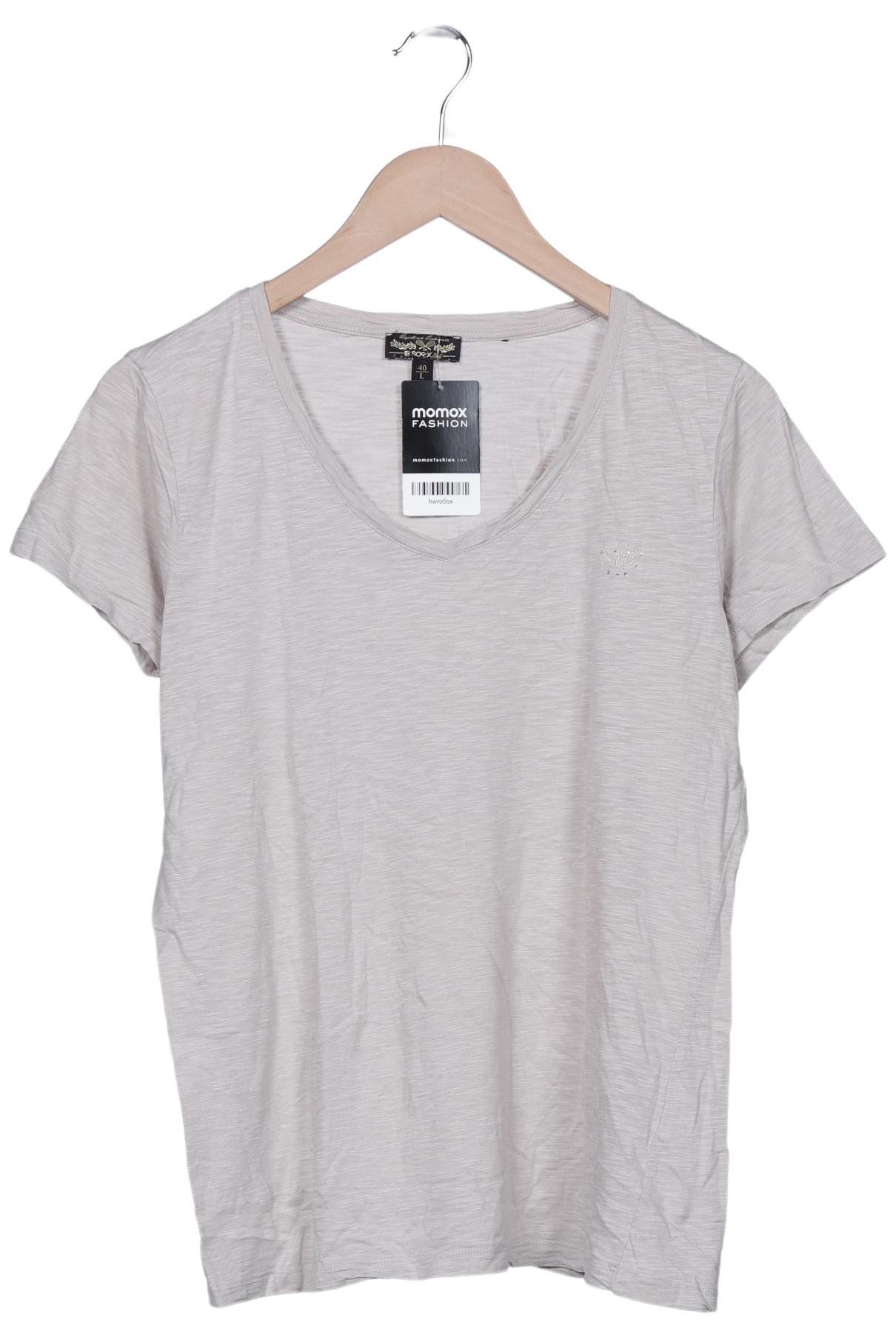 

Soccx Damen T-Shirt, cremeweiß, Gr. 40