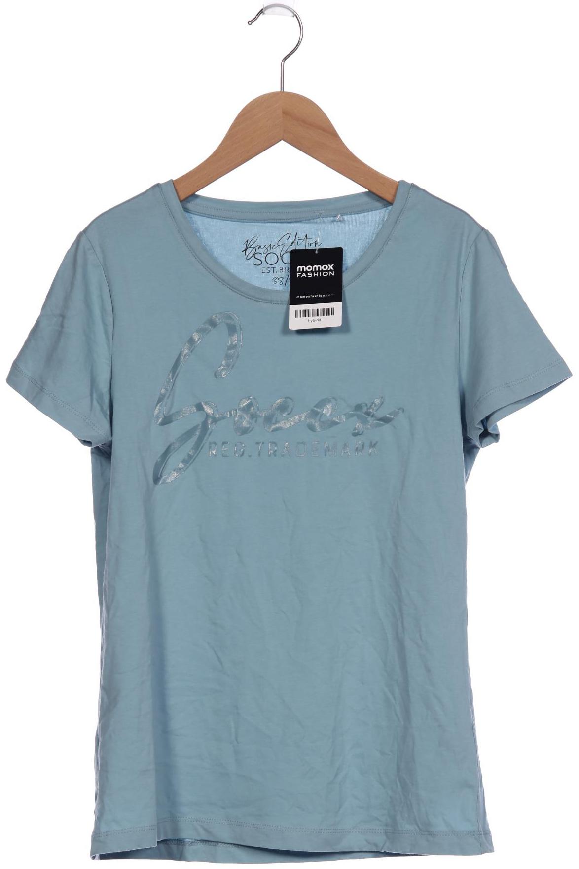 

SOCCX Damen T-Shirt, hellblau