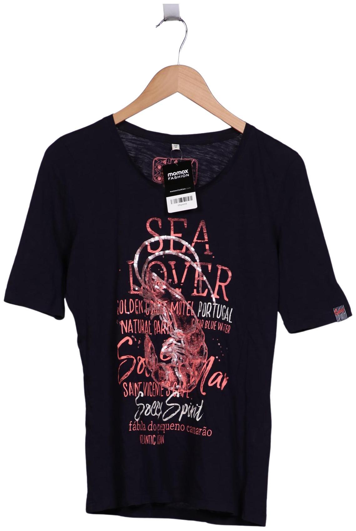 

Soccx Damen T-Shirt, marineblau, Gr. 38