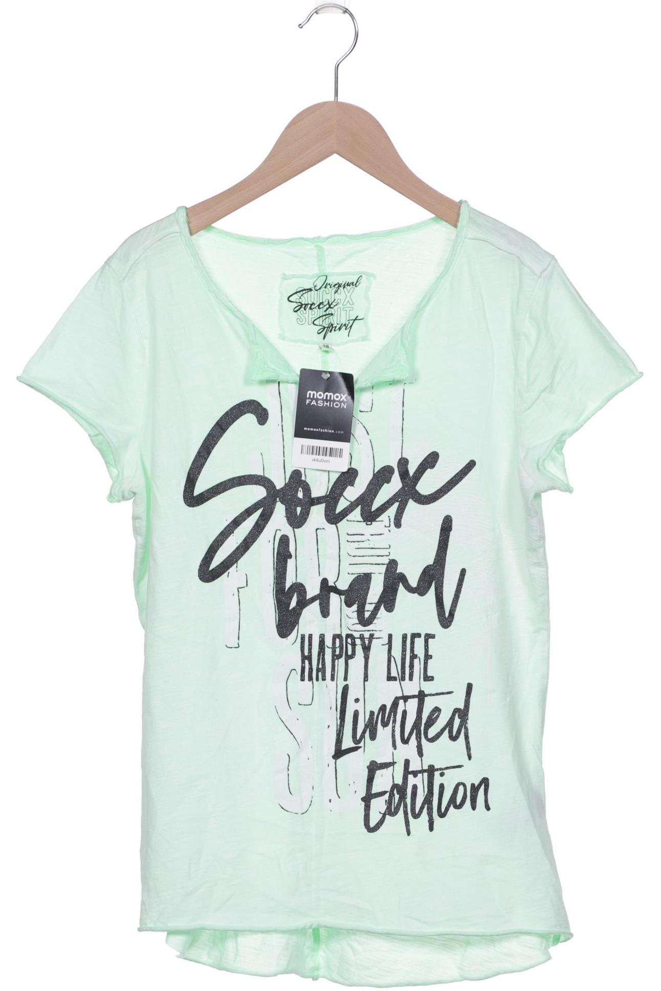 

SOCCX Damen T-Shirt, hellgrün