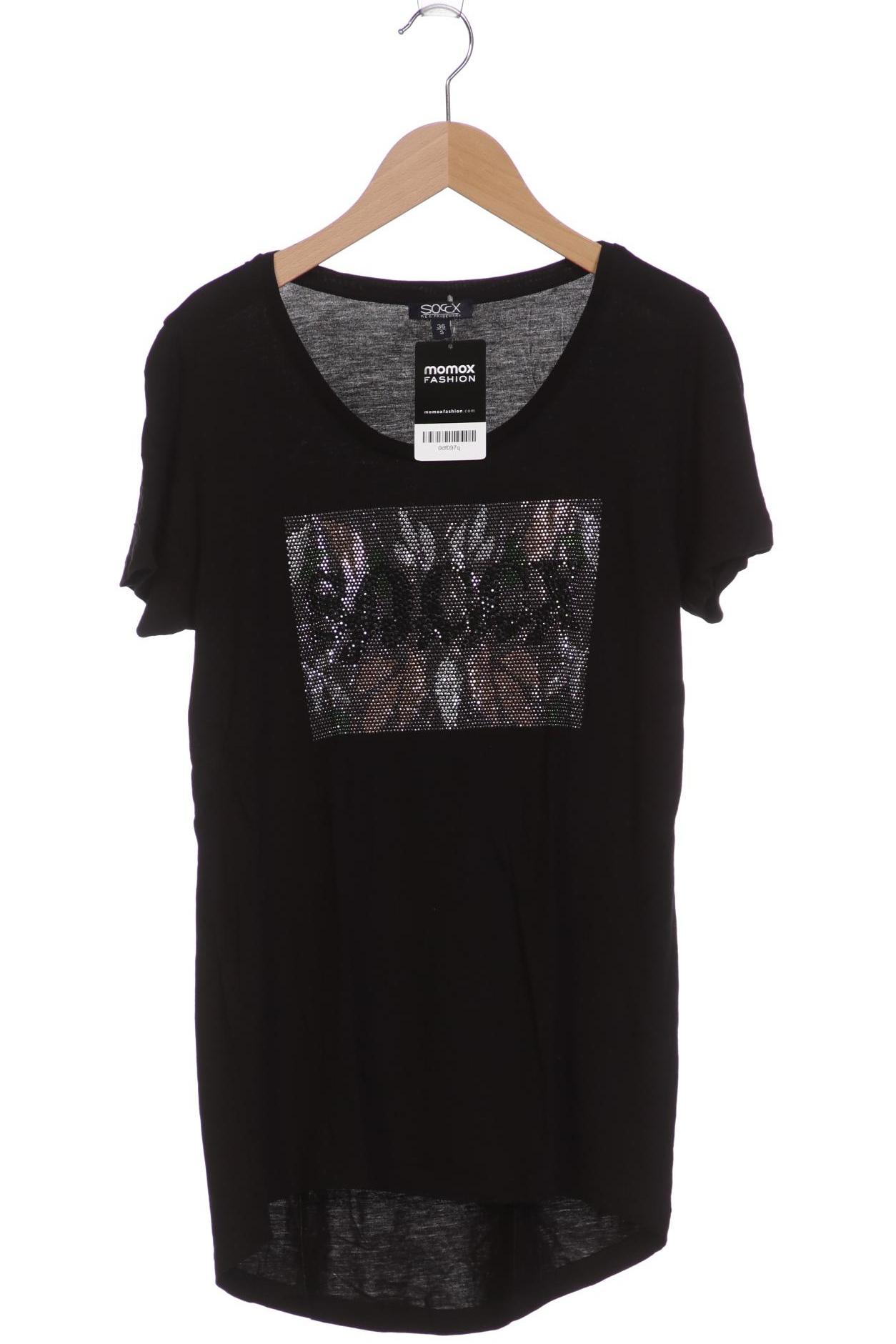 

Soccx Damen T-Shirt, schwarz, Gr. 36