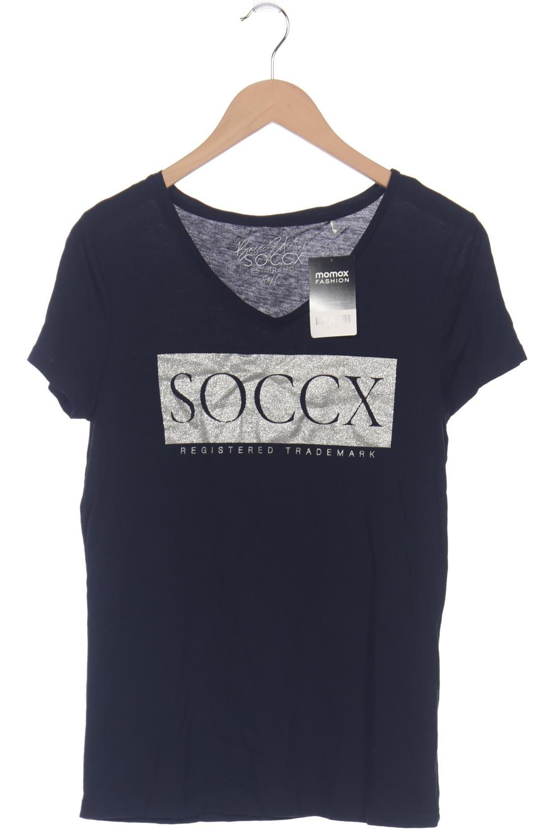 

Soccx Damen T-Shirt, marineblau, Gr. 40