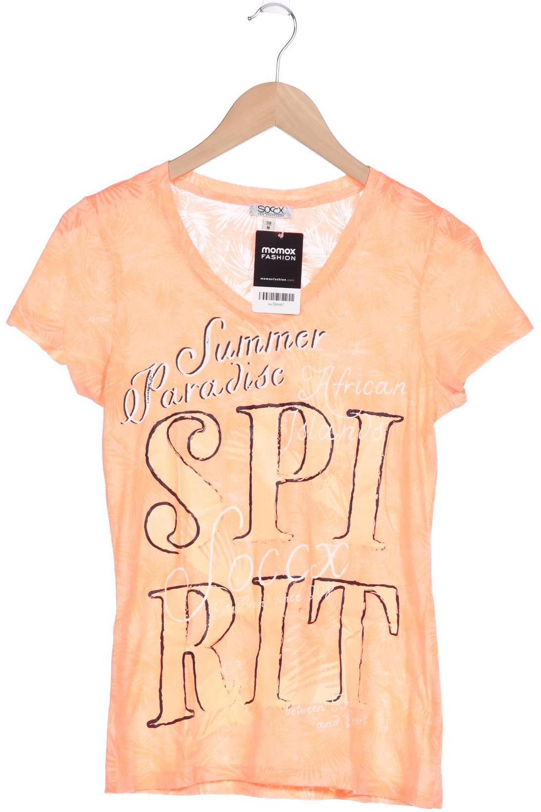 

Soccx Damen T-Shirt, orange, Gr. 38