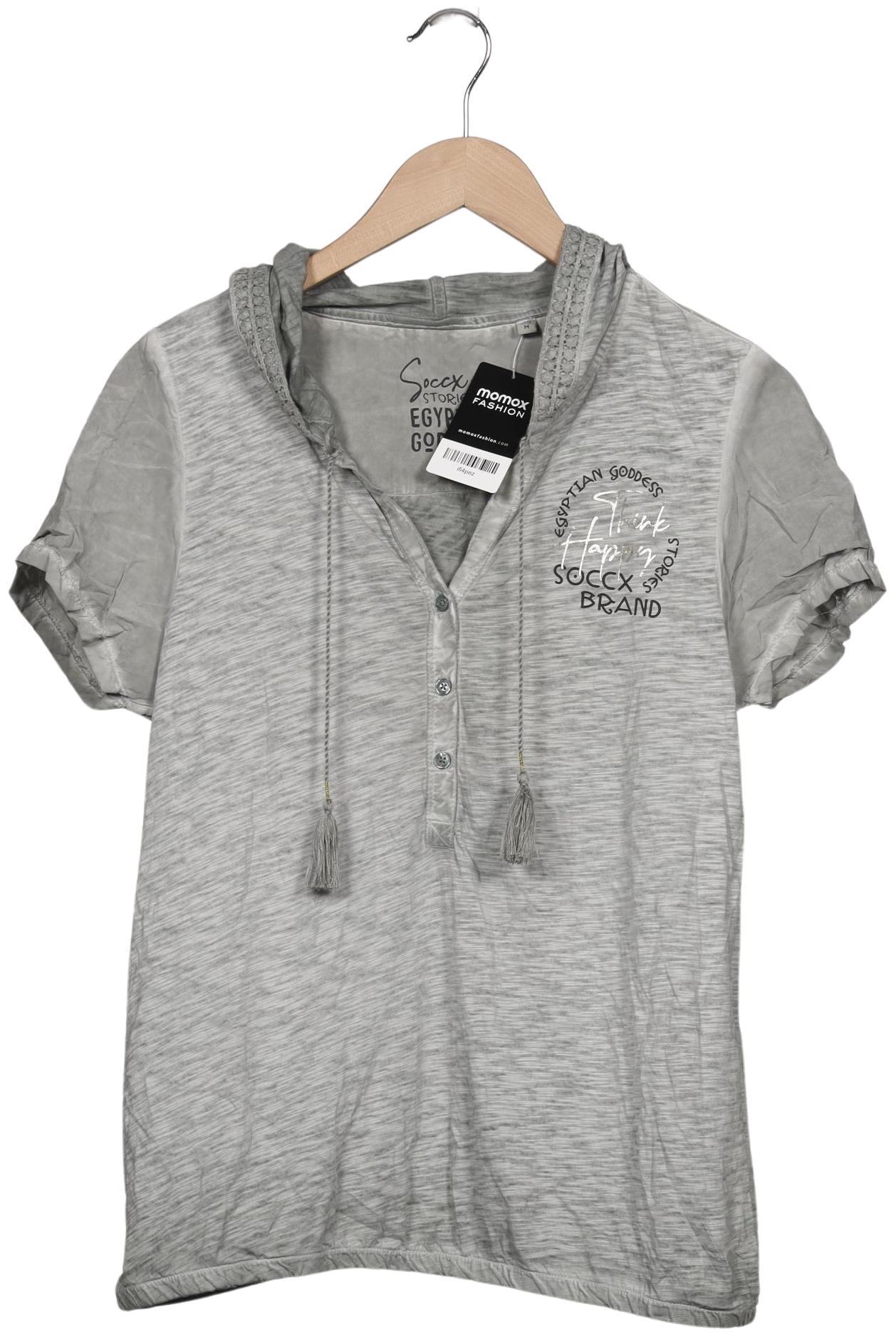 

Soccx Damen T-Shirt, grau, Gr. 38