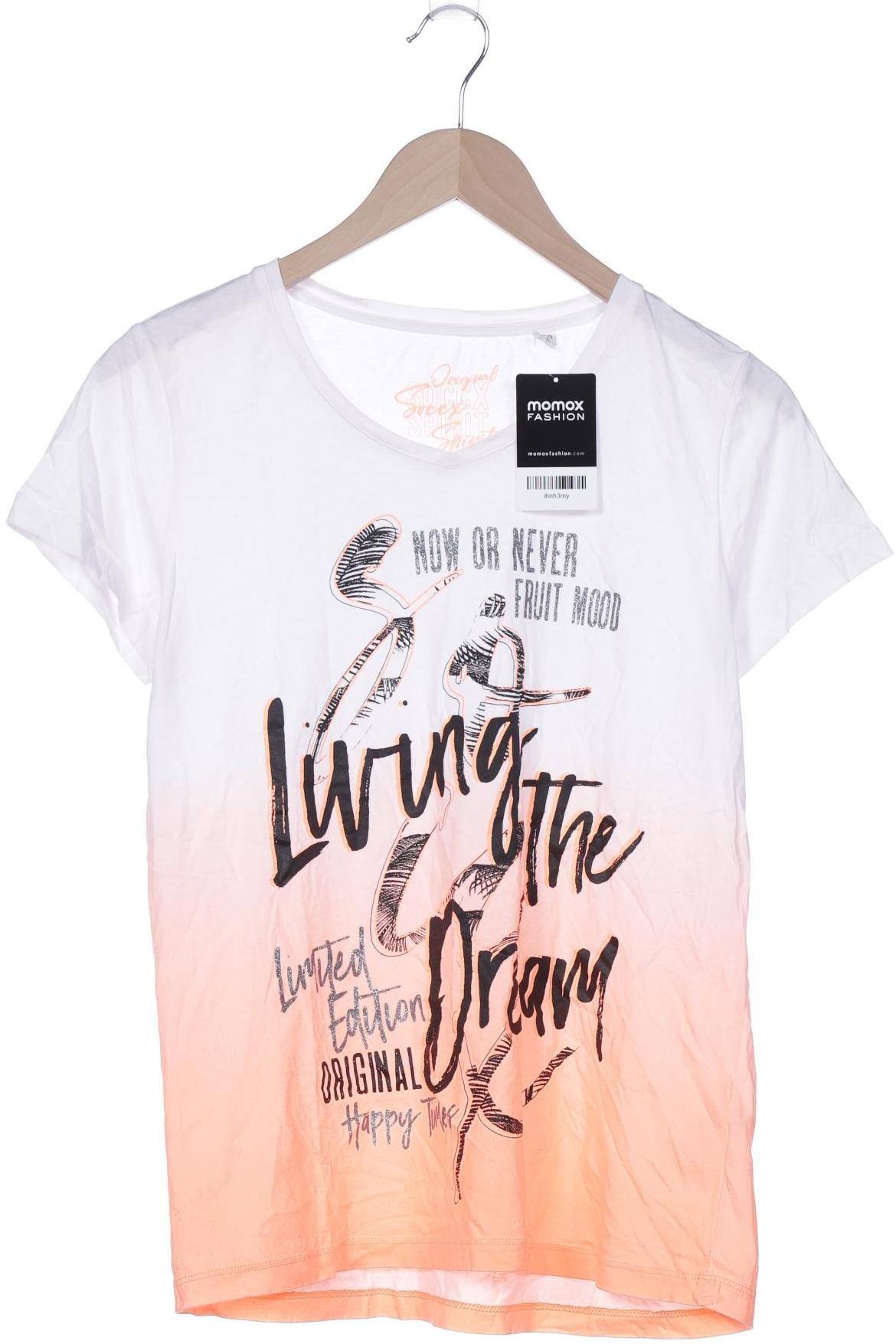 

Soccx Damen T-Shirt, weiß, Gr. 40