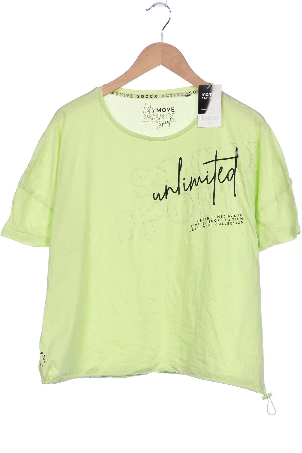 

Soccx Damen T-Shirt, hellgrün, Gr. 46
