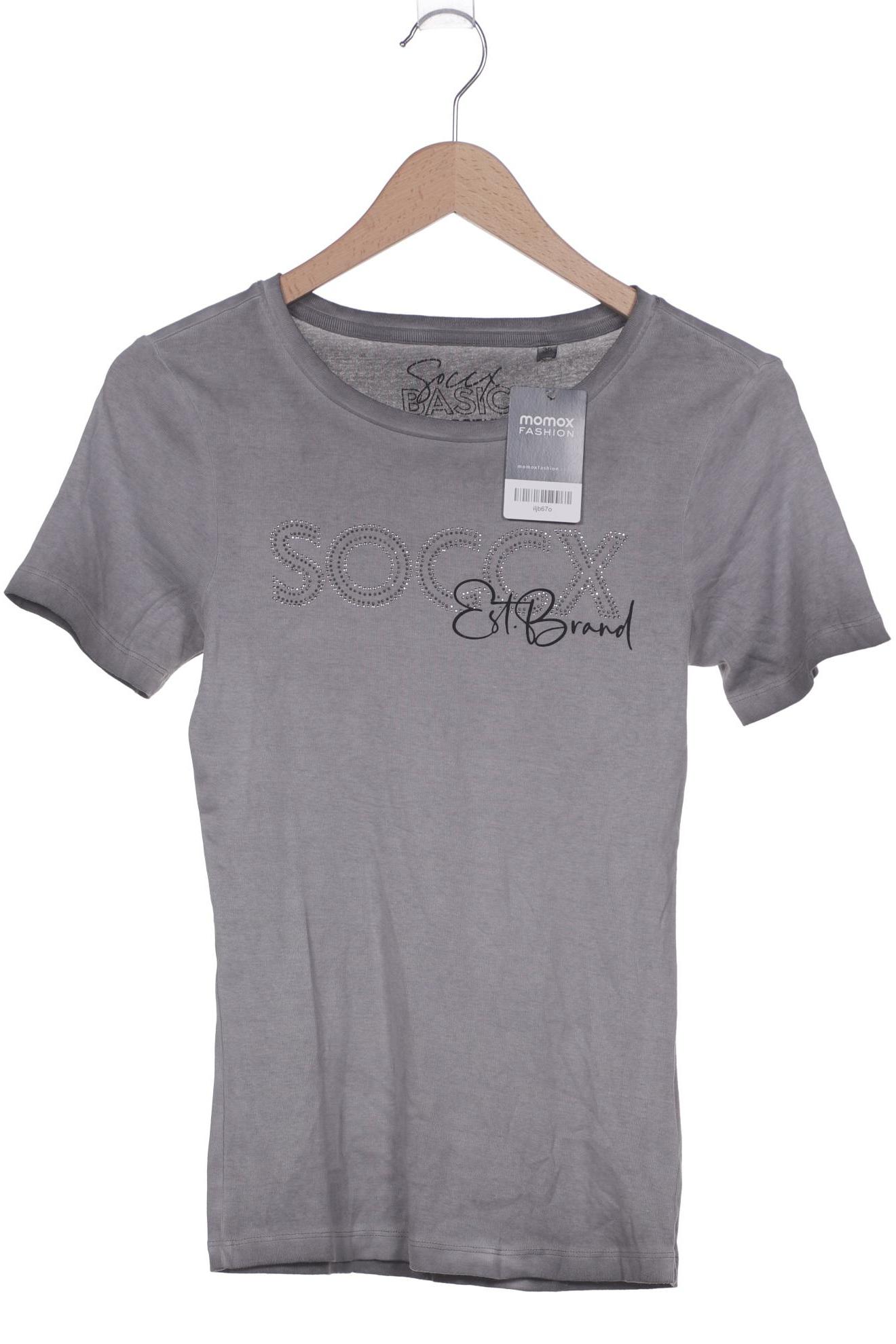 

Soccx Damen T-Shirt, grau, Gr. 36