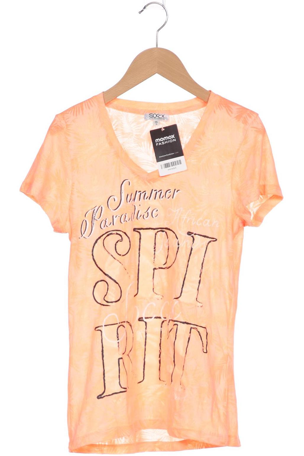

Soccx Damen T-Shirt, orange, Gr. 36