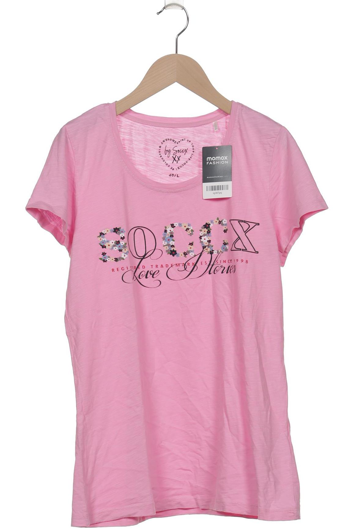 

Soccx Damen T-Shirt, pink, Gr. 40