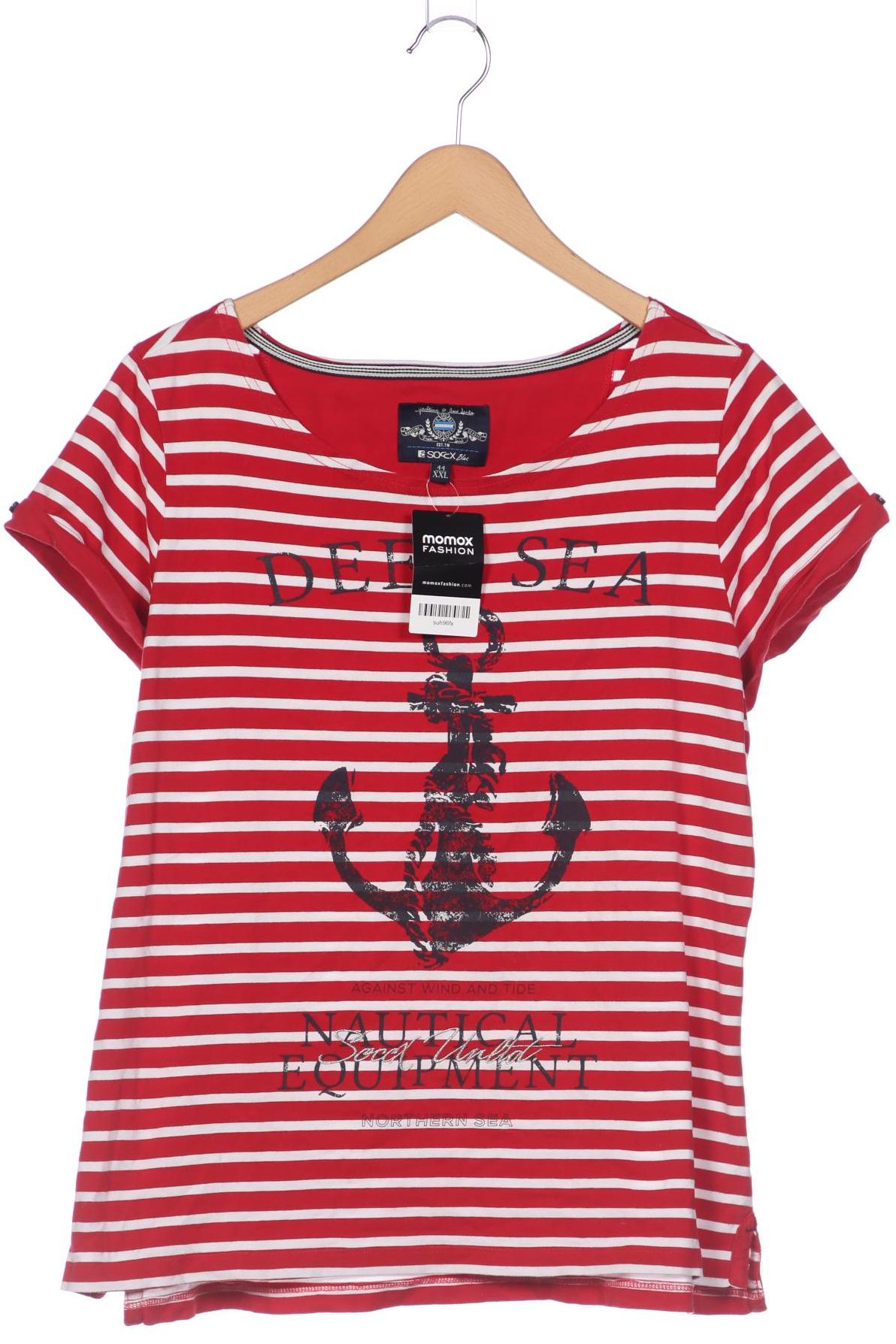 

Soccx Damen T-Shirt, rot, Gr. 44